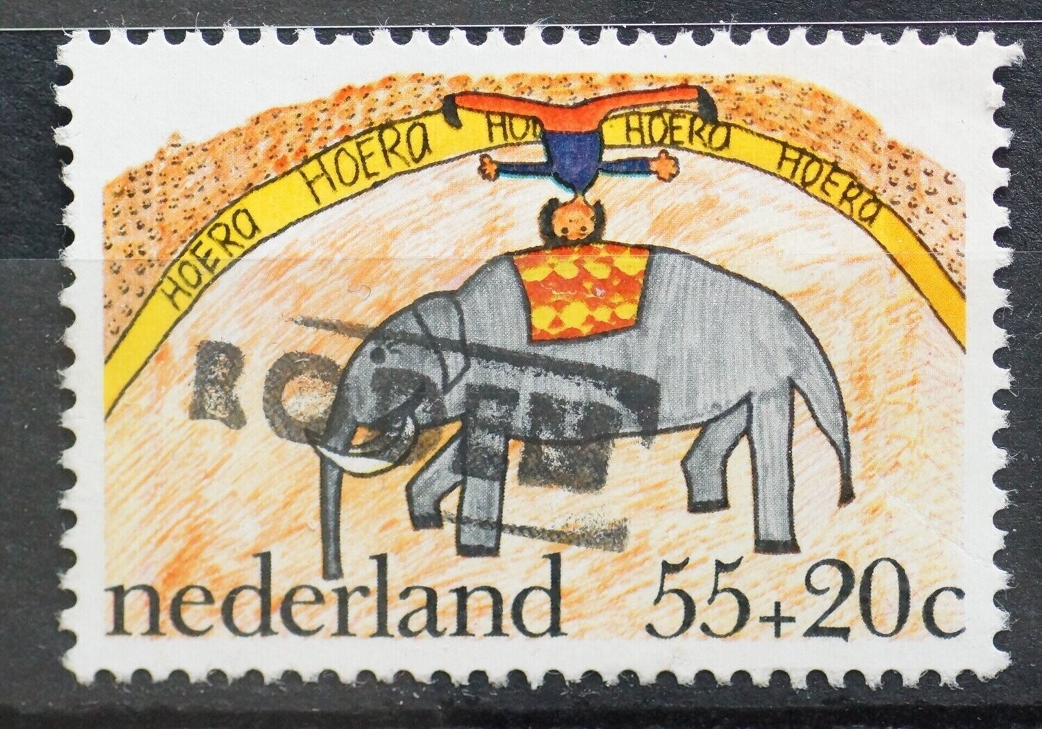 kantoornaamstempel Roden op NVPH 1105