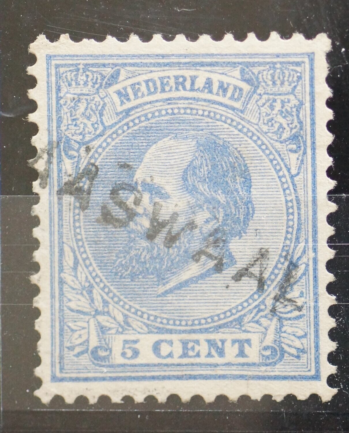 kantoornaamstempel (Kl)aaswaal op NVPH 19