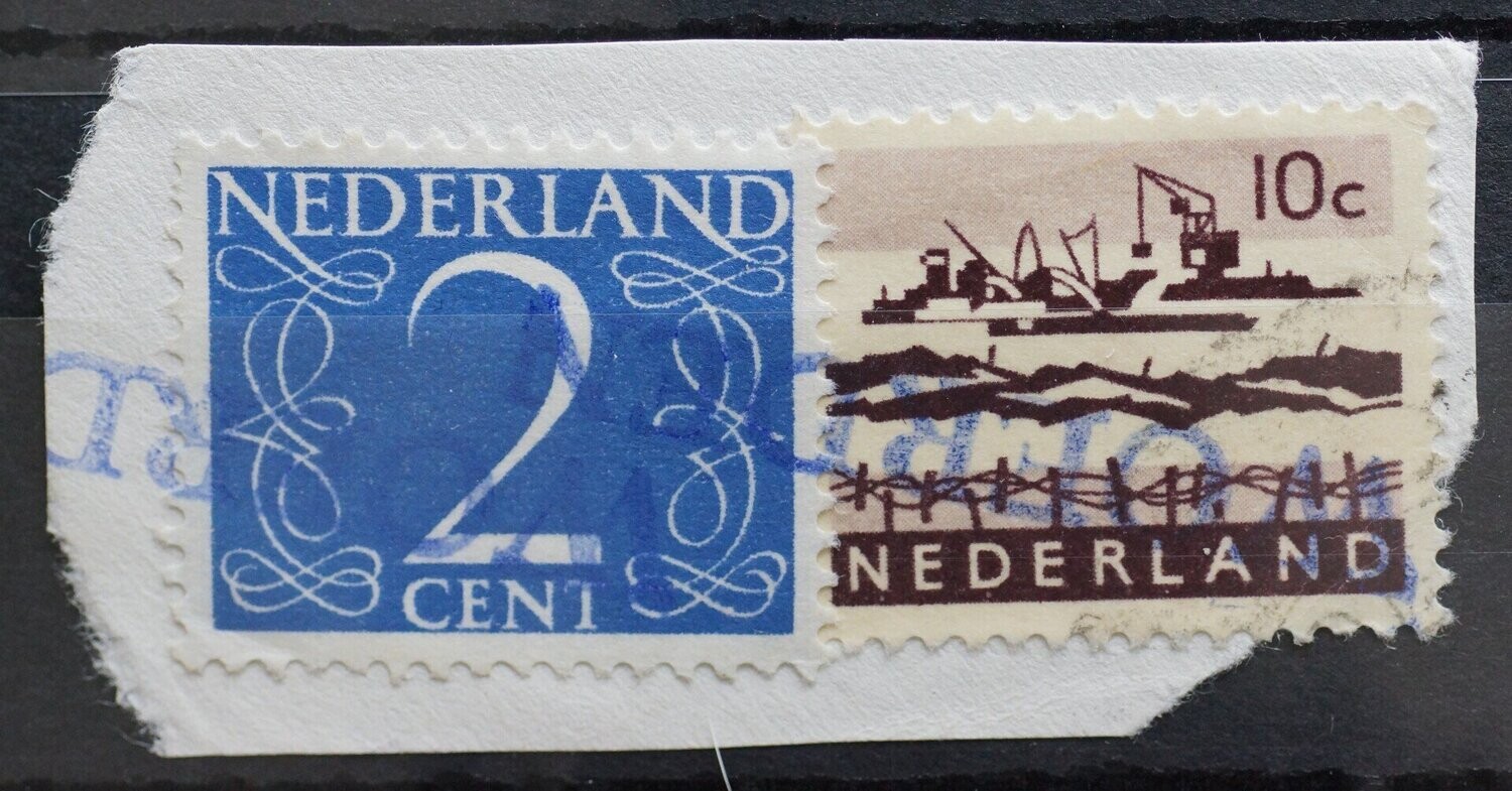 kantoornaamstempel Woerden op NVPH 461 en 794