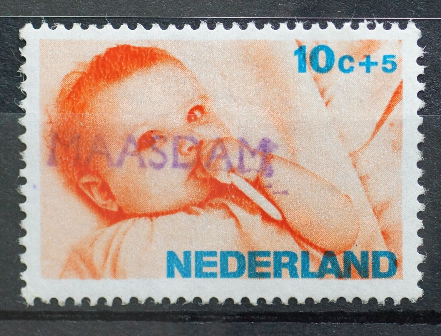 kantoornaamstempel Maasdam op NVPH 870