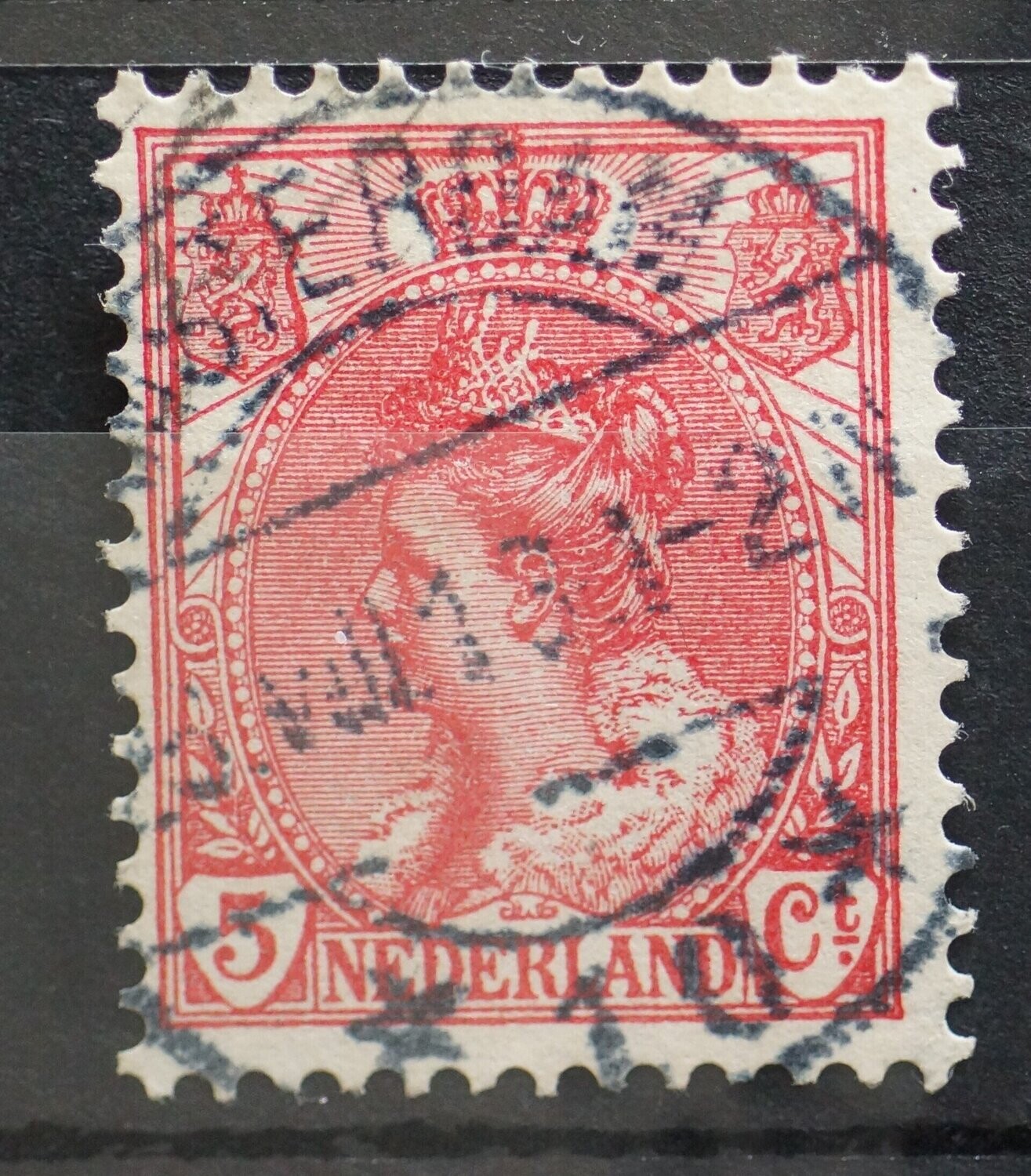 Amsterdam 10 (Romeins) op NVPH 60 - vrij schaars