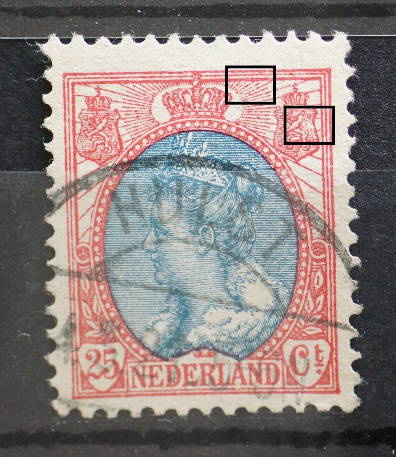 NVPH 71 - diverse kleine beschadigingen