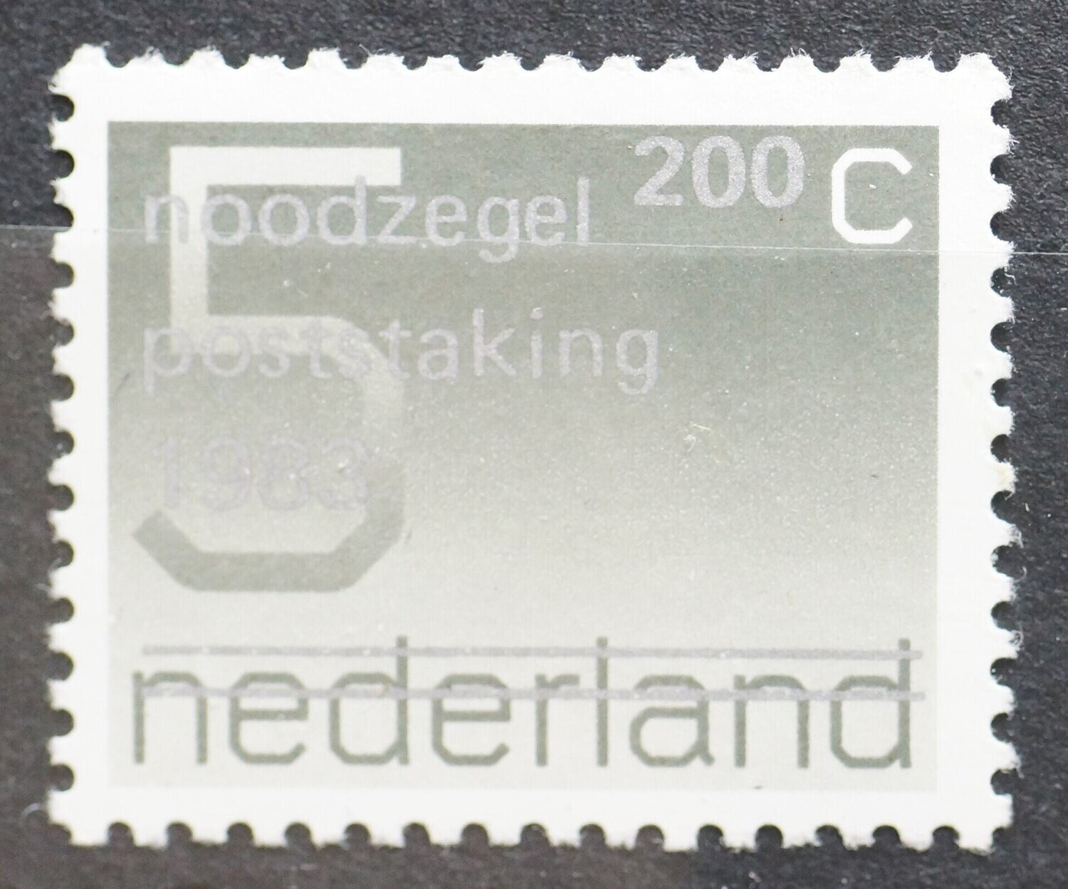 NVPH 1108, opdruk poststaking 1983 (200 cent)