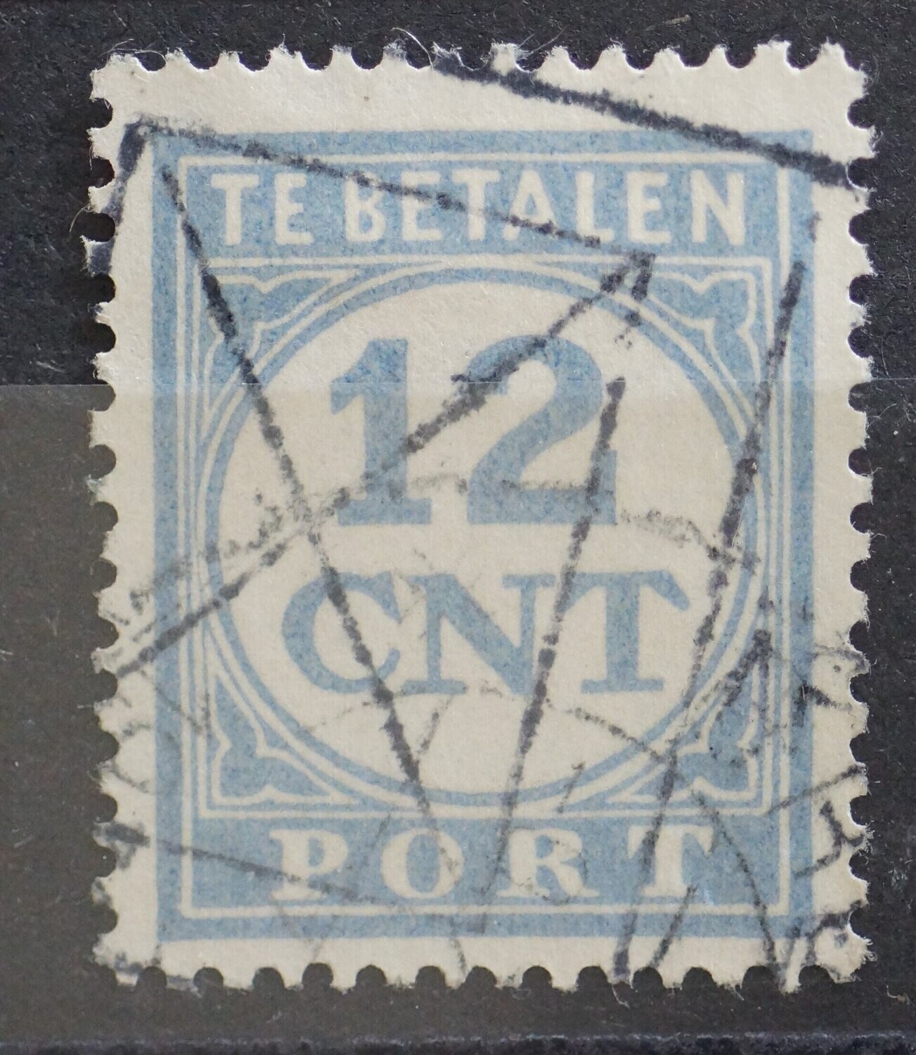 Nietig / Afgeschreven stenpel op NVPH P76