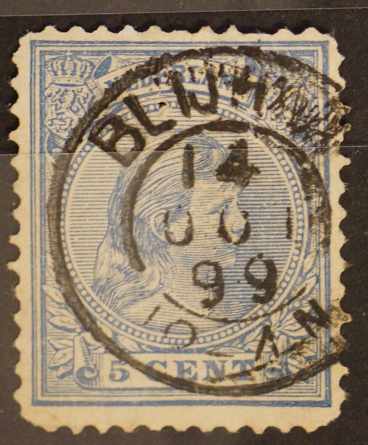 Blijham op NVPH 35 (fraai)