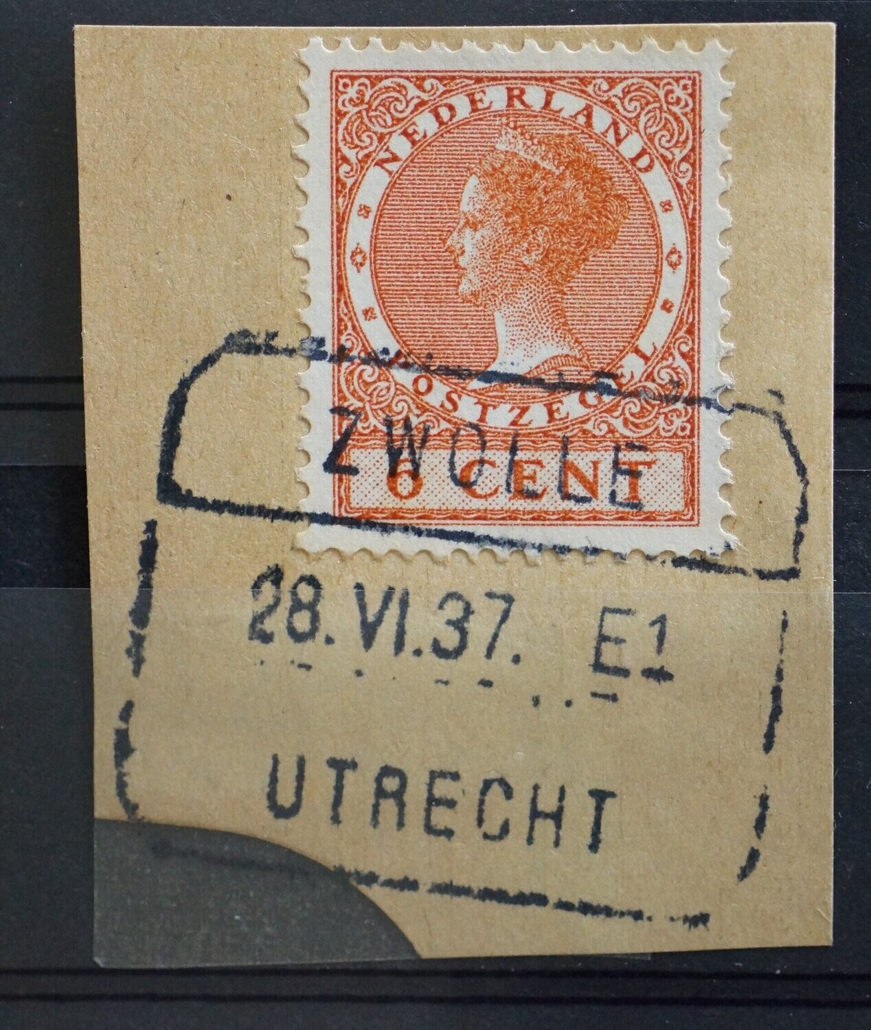 Zwolle - Utrecht E1 op NVPH 178