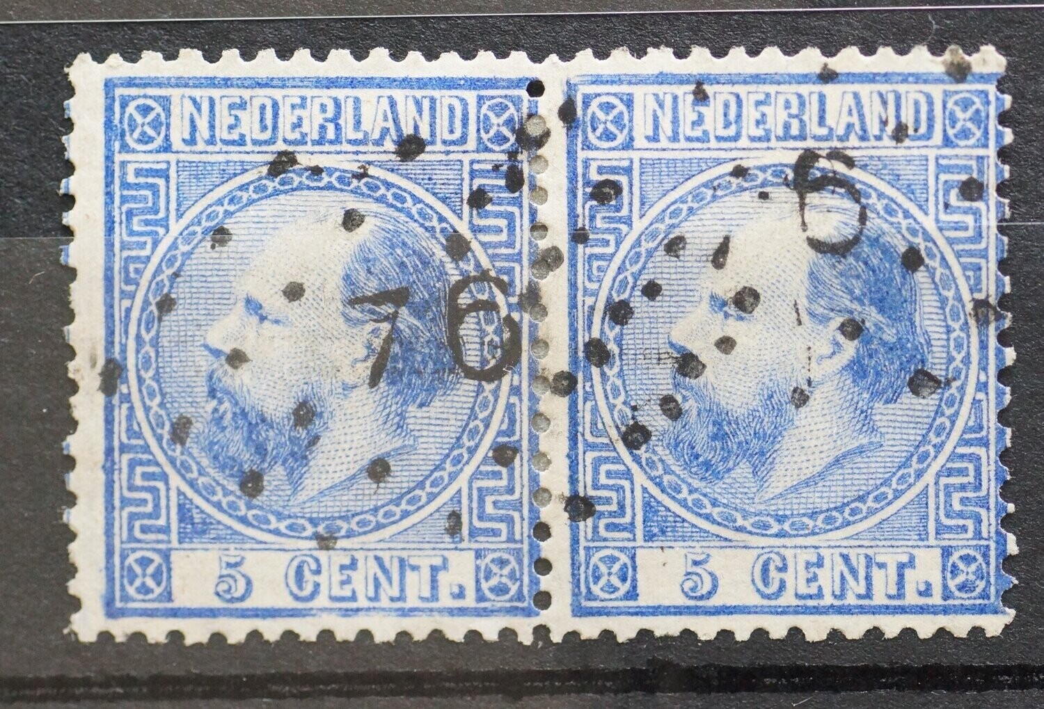 76 (Middelburg) op NVPH 7 (paar)