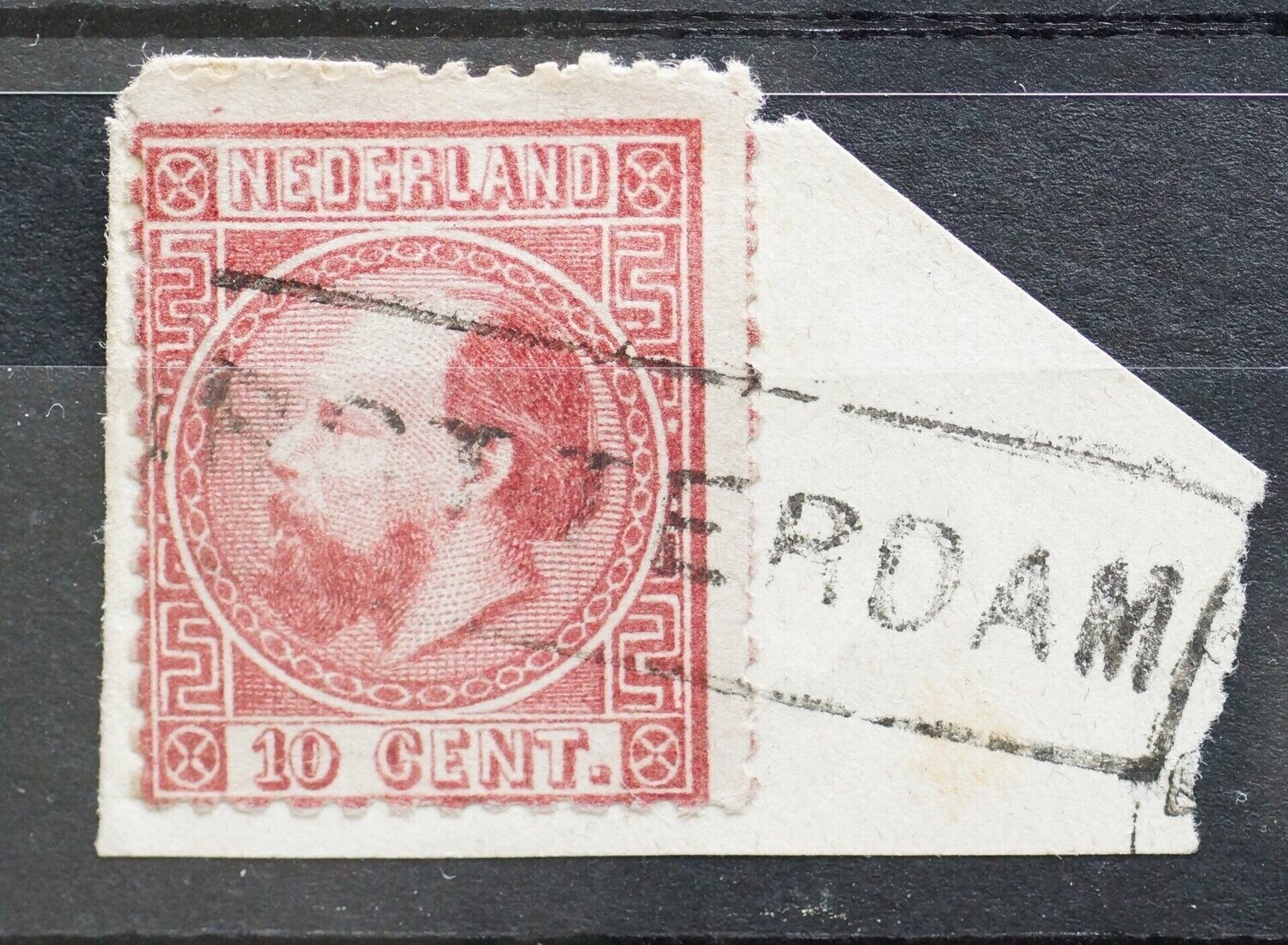 Haltestempel Rotterdam op NVPH 8