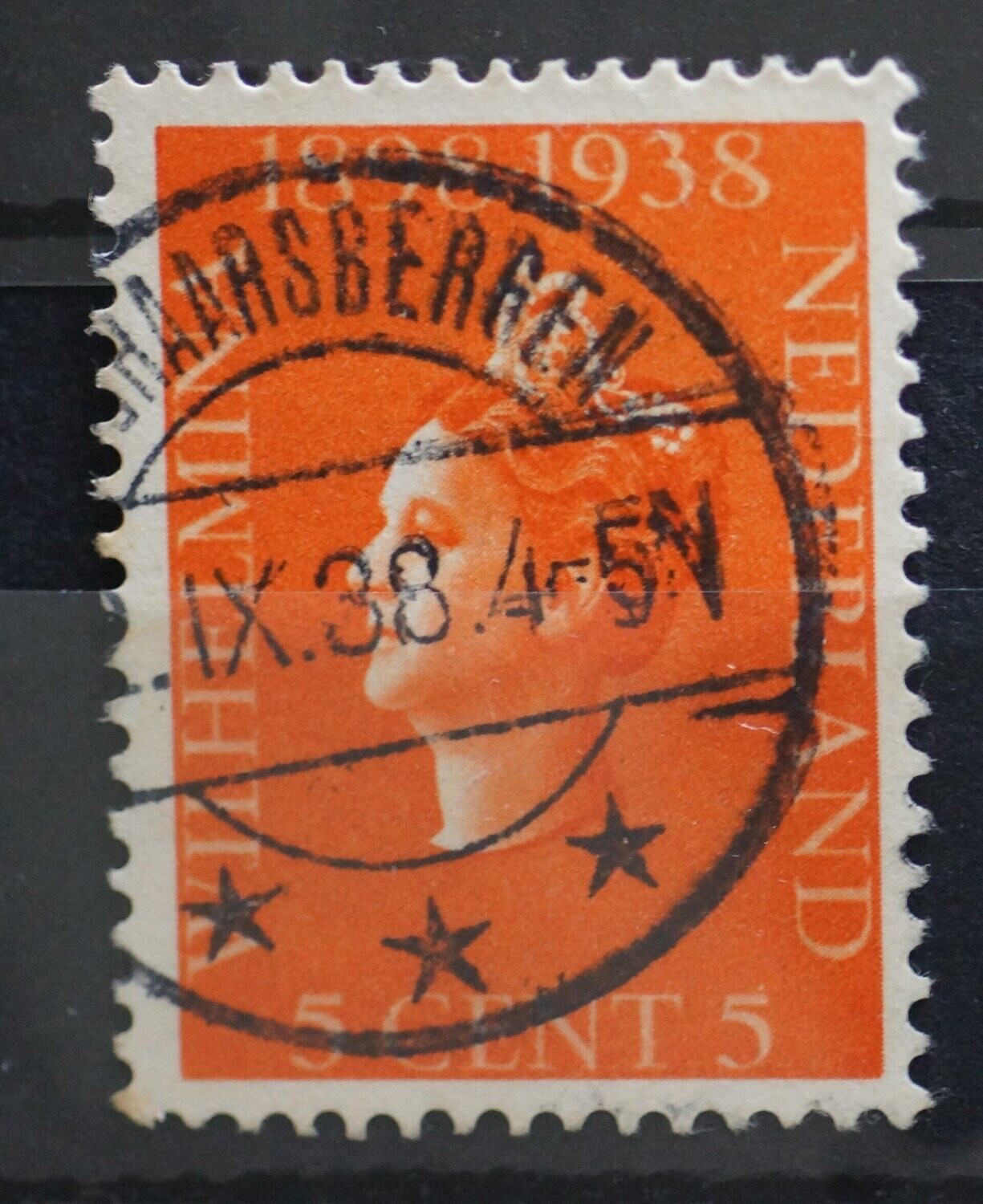 Schaarsbergen op NVPH 311 - vrij schaars