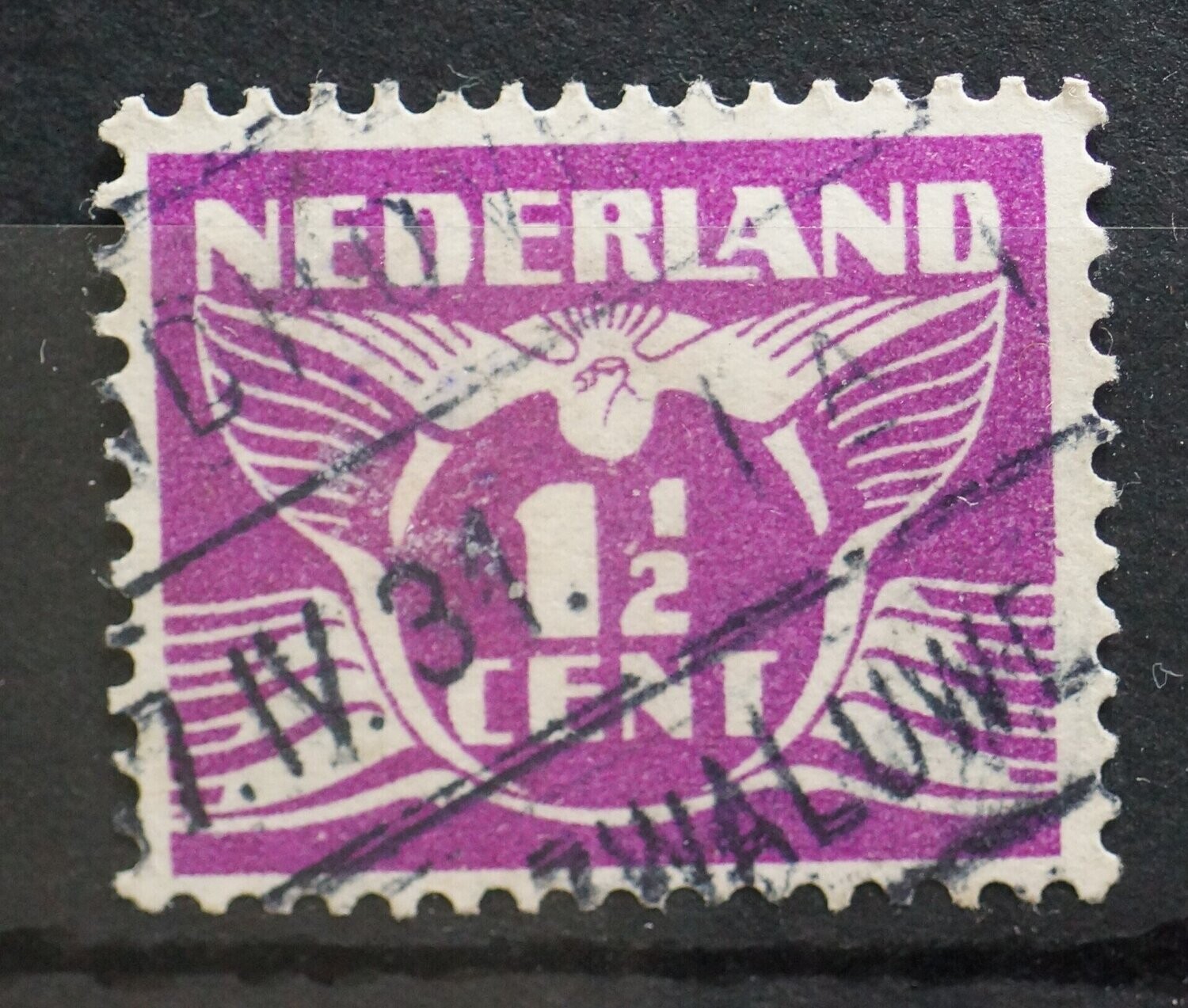 Eindhoven - Lage Zwaluwe 1A op NVPH 171 - Schaars stempel.
