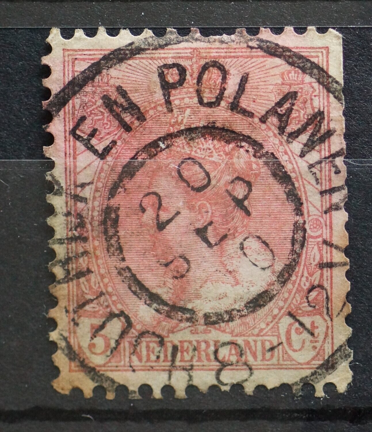 Houtrijk en Polanen op NVPH 60 (fraai)