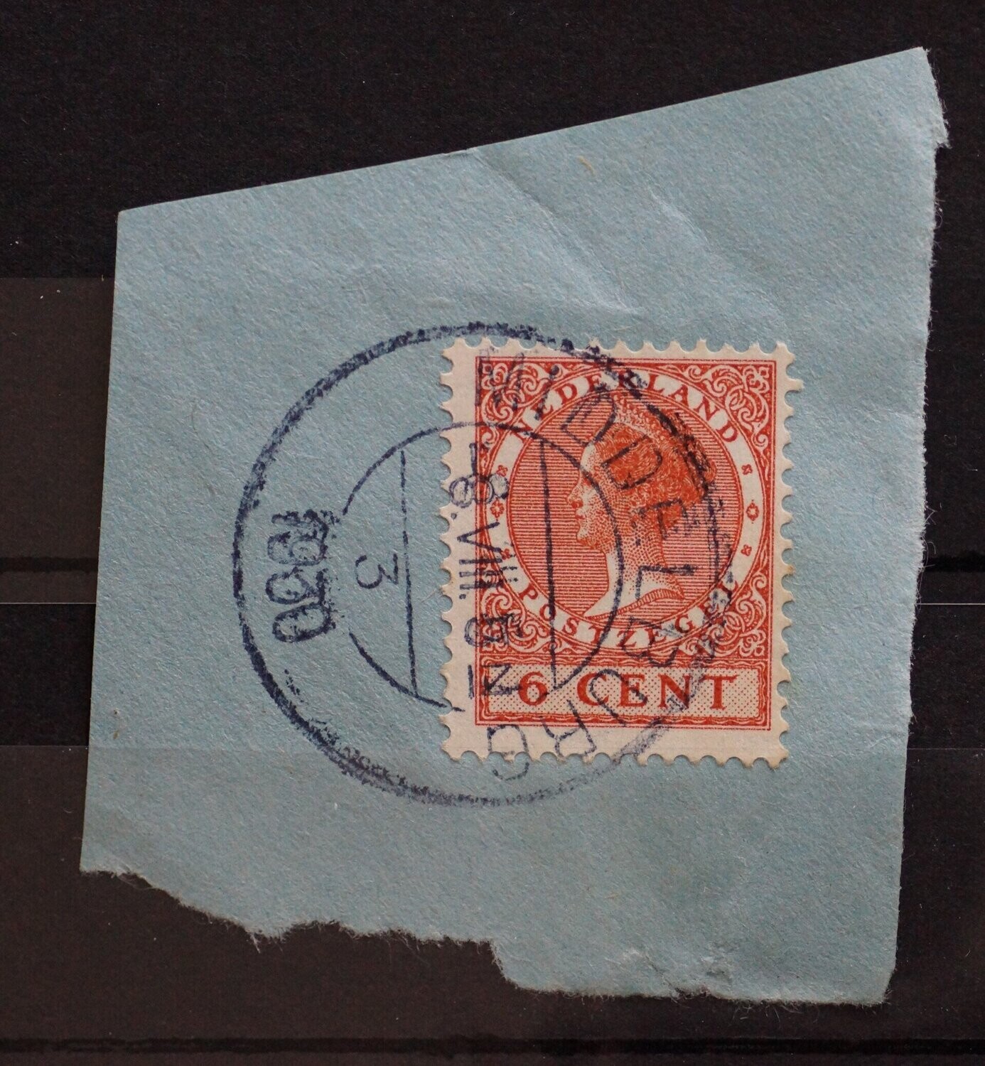 Middelburg 3 (zonder kruizen) op NVPH 178