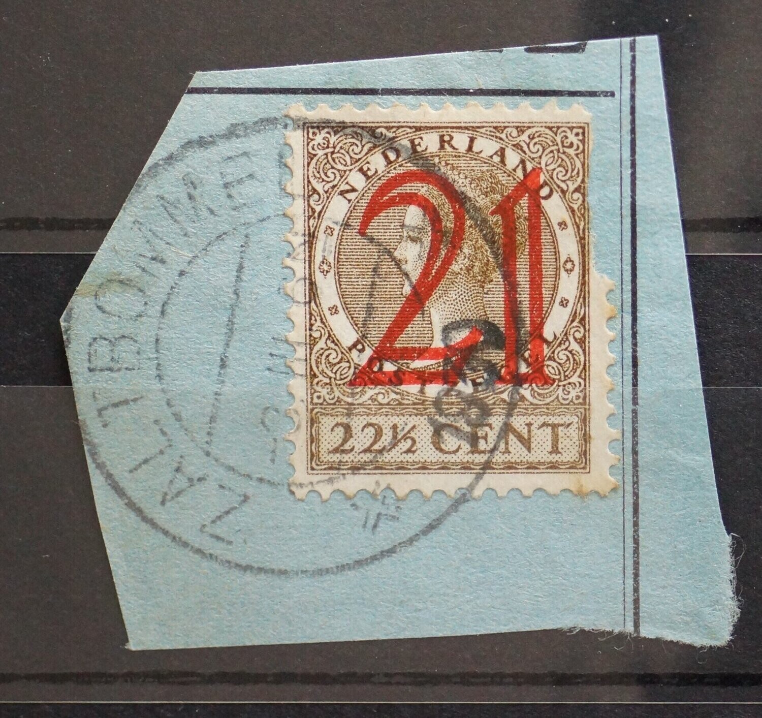 Zaltbommel  1 op NVPH 224 (fraai)