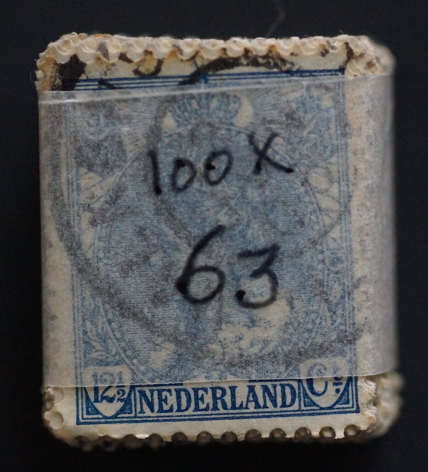 Bundel van 100 stuks NVPH 63