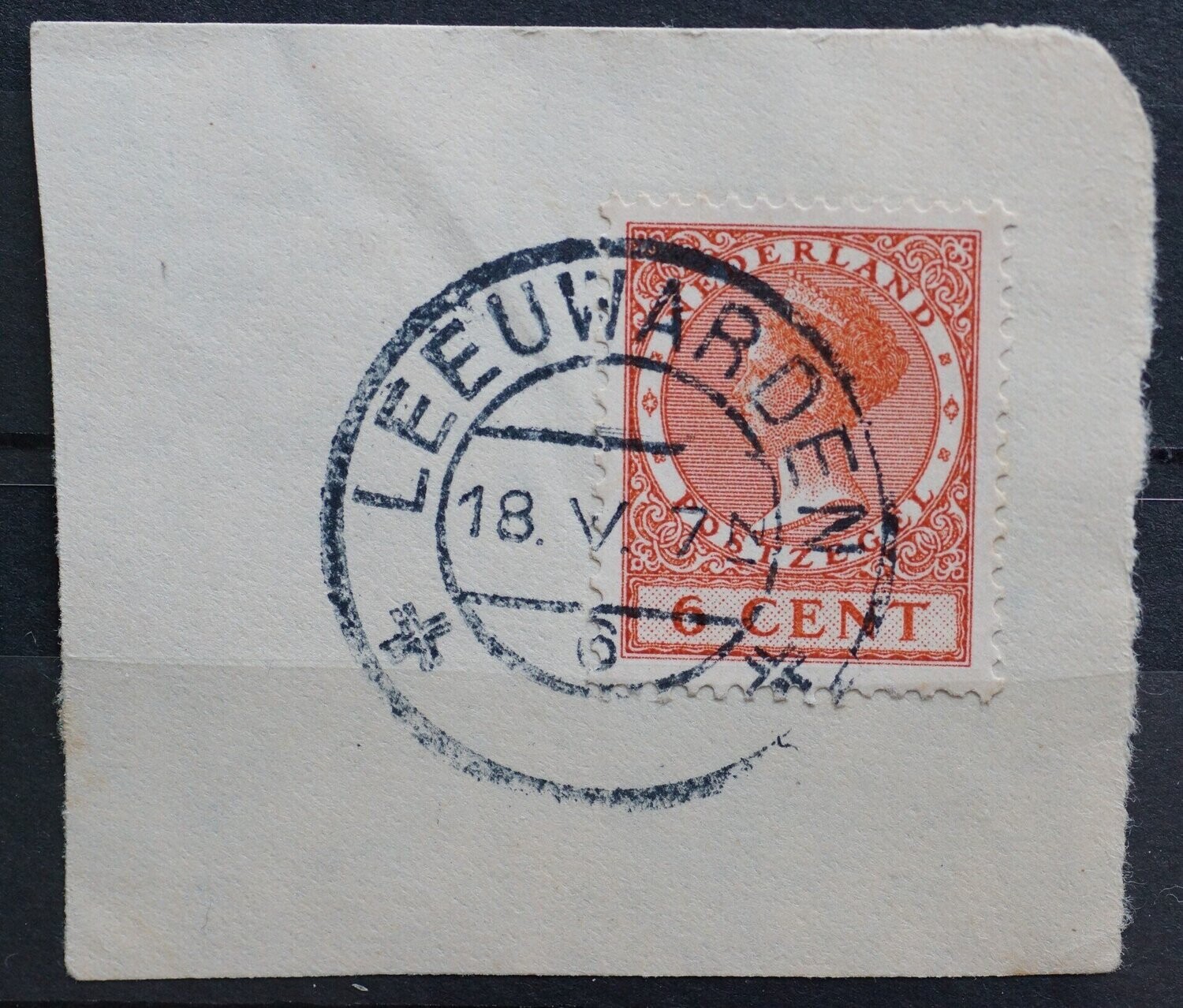 Leeuwarden 6 op NVPH 278, jaartal ontbreekt