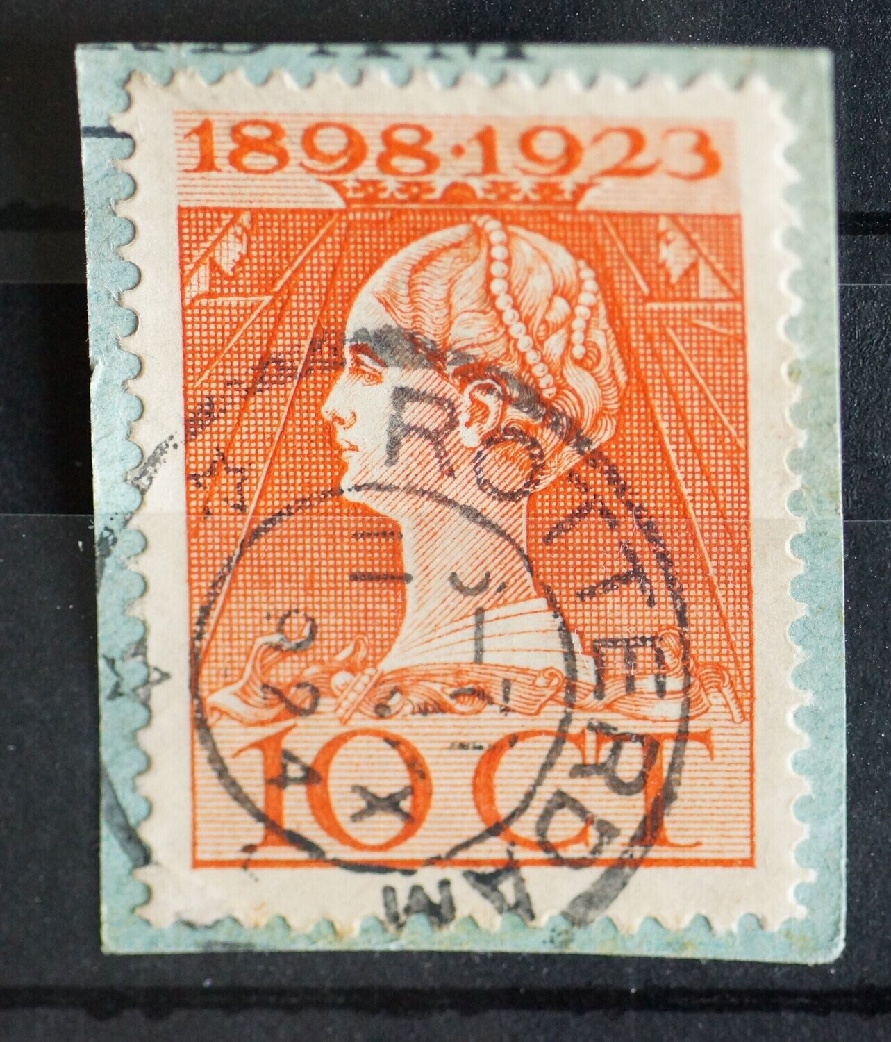 machinestempel Rotterdam op NVPH 124