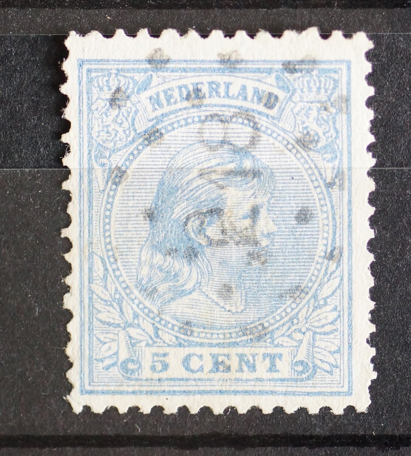 puntstempel 218 (Valkenburg) op NVPH 35