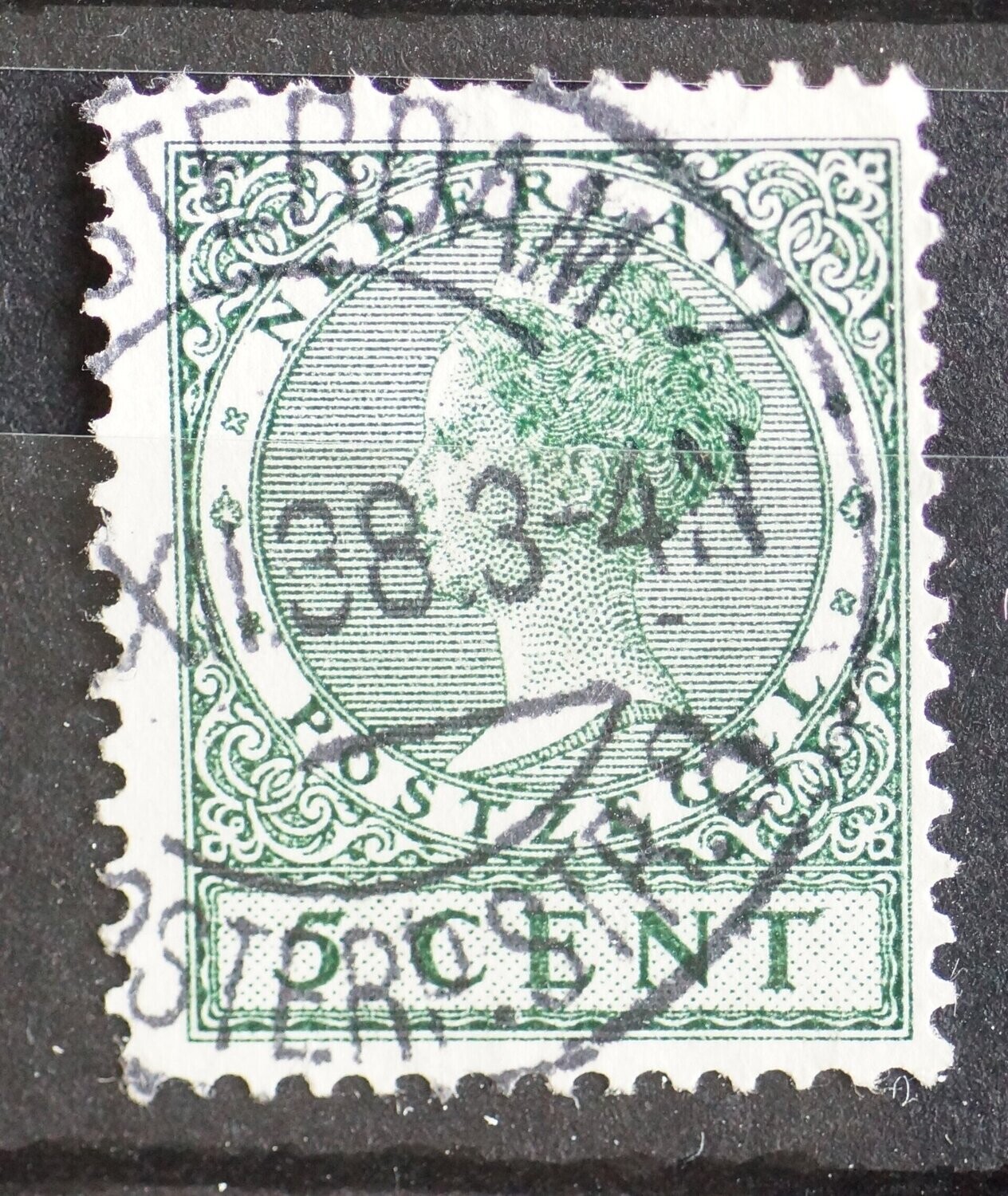Amsterdam Oosterp.Str. 3 op NVPH 177 - schaars
