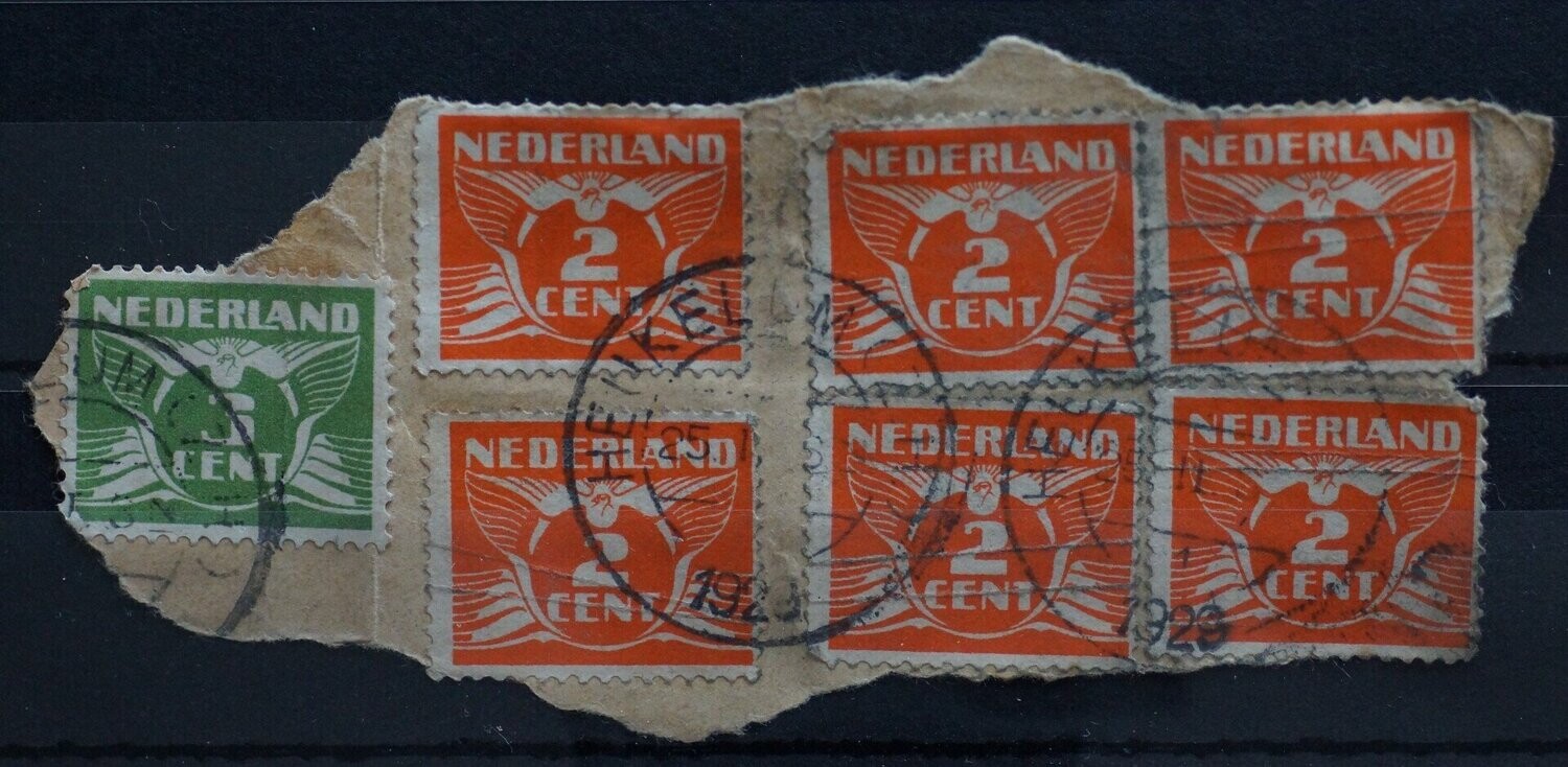 Heukelum (Z.H.) 1 op diverse zegels