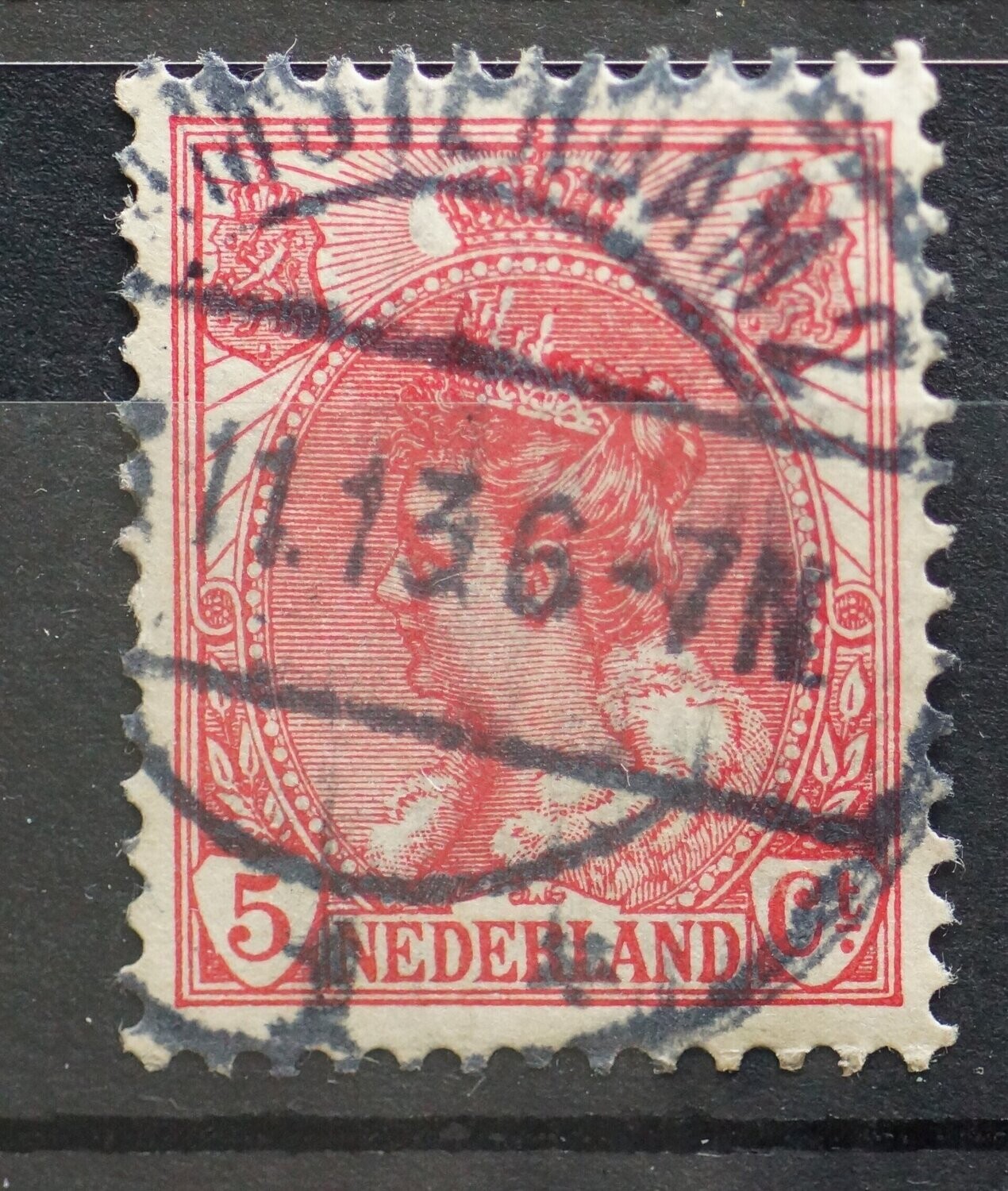 Amsterdam 2  1 op NVPH 60 - vrij schaars