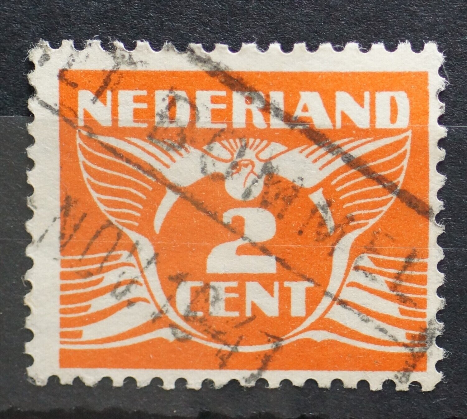 Spoorwegstempel Zaltbommel op NVPH 173