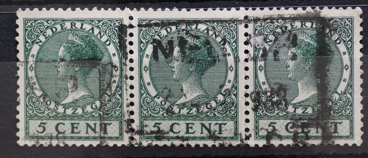 Spoorwegstempel op NVPH 177 (strip)