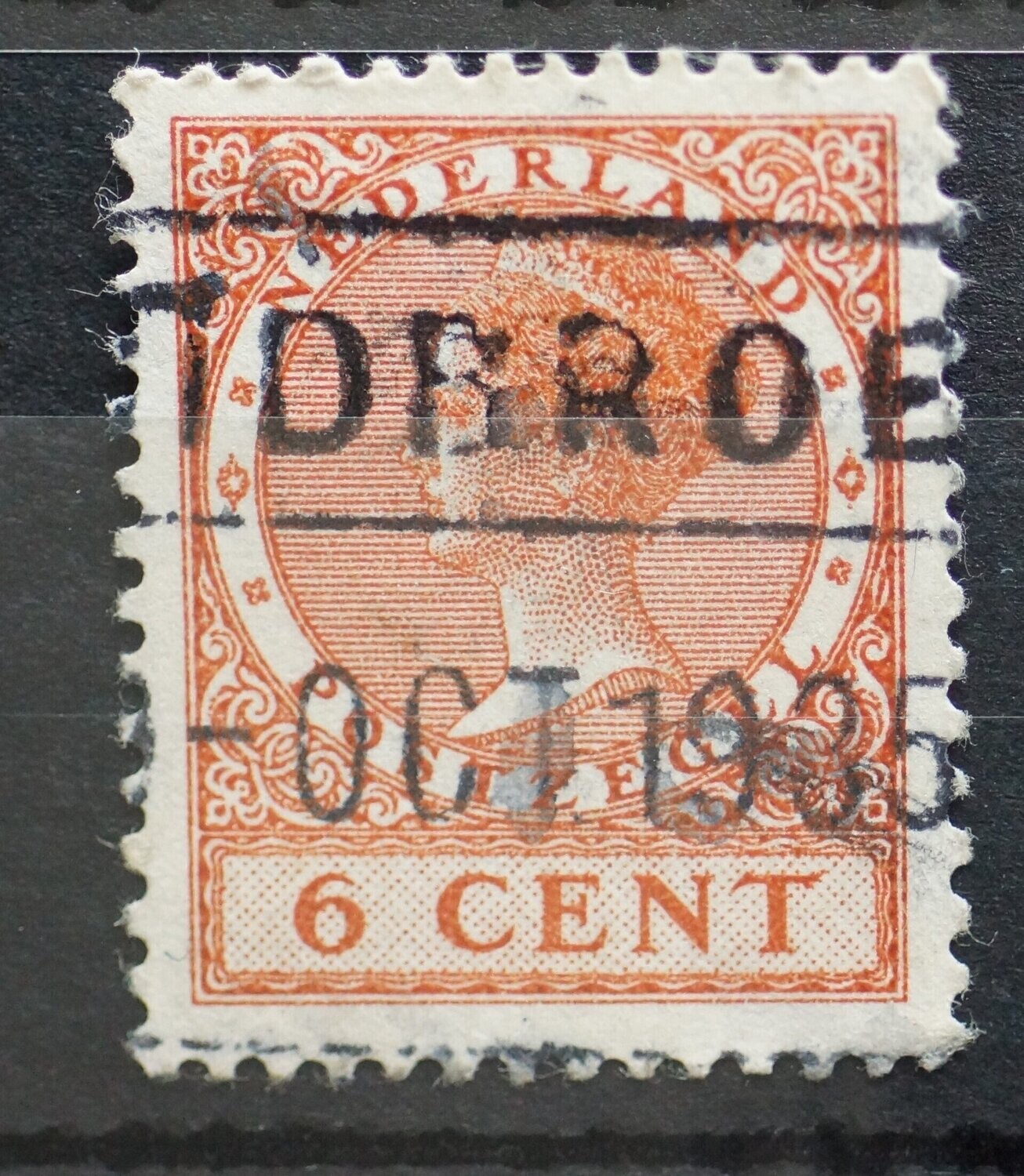 Spoorwegstempel Zuidbroek op NVPH 178