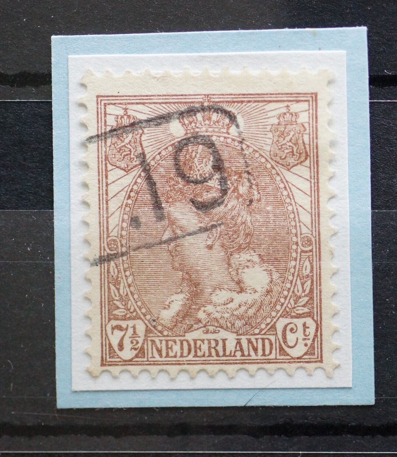 Bestellerstempel op NVPH 61