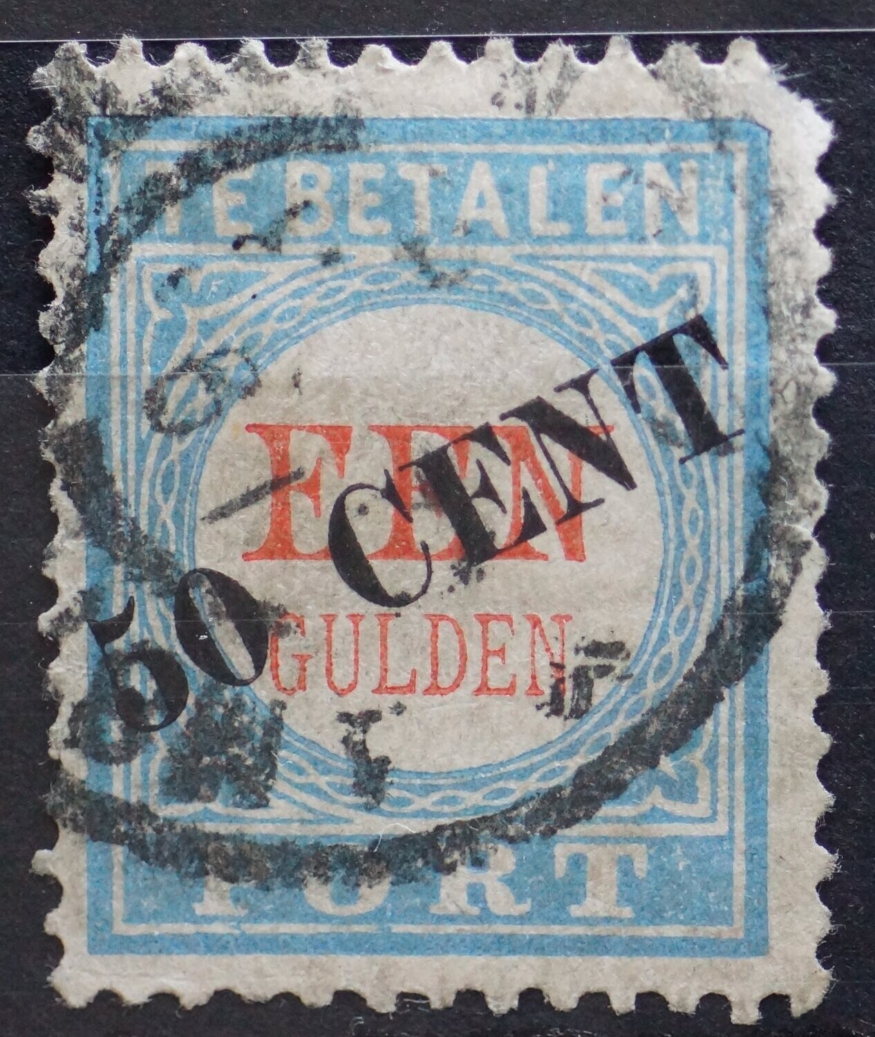 Amsterdam (?) op NVPH P28 (fraai)