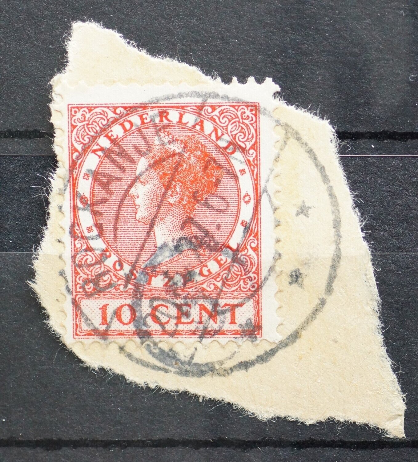 Rockanje op NVPH 182 + bestellerstempel