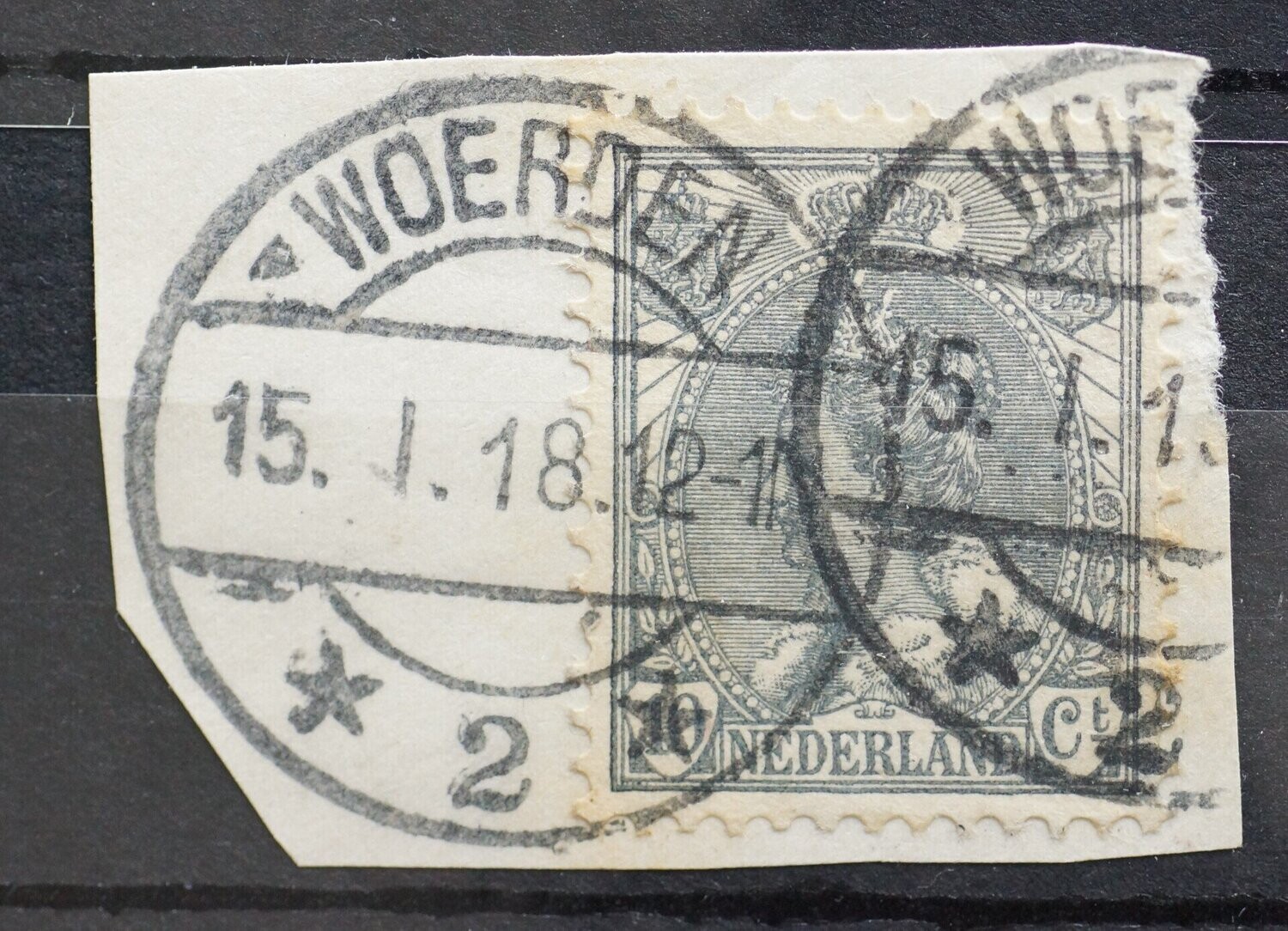 Woerden 2 op NVPH 62 - vrij schaars