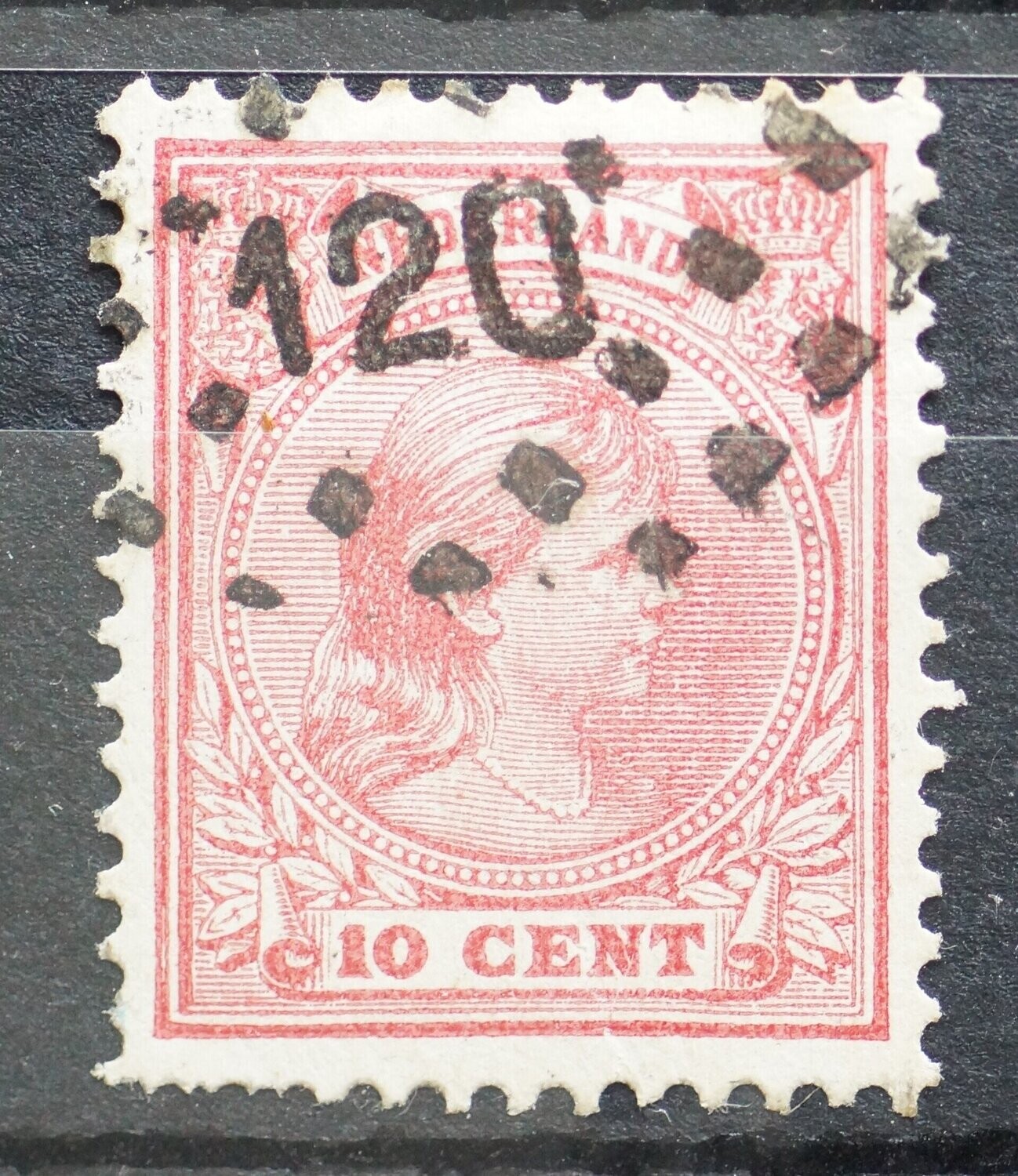 puntstempel 120 (Weesp) op NVPH 37
