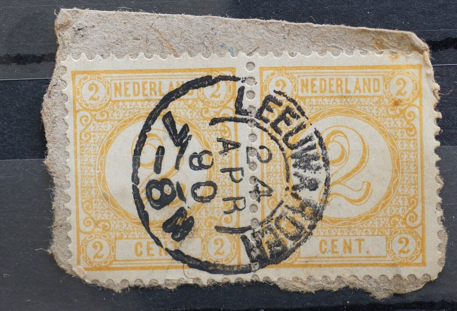Leeuwarden op NVPH 32 (paar)