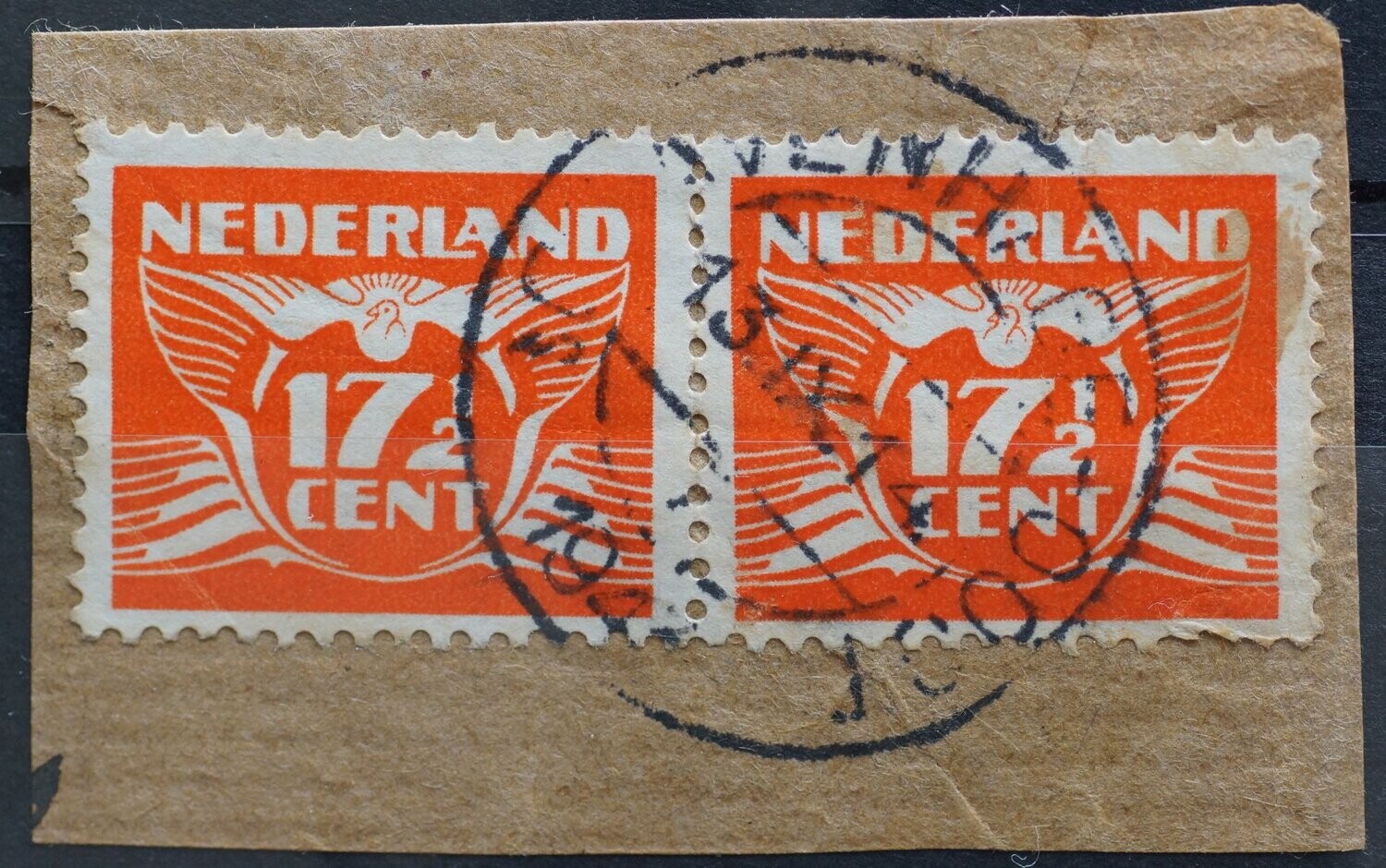 sGravenhage-Oost 7 op NVPH 385 (paar)