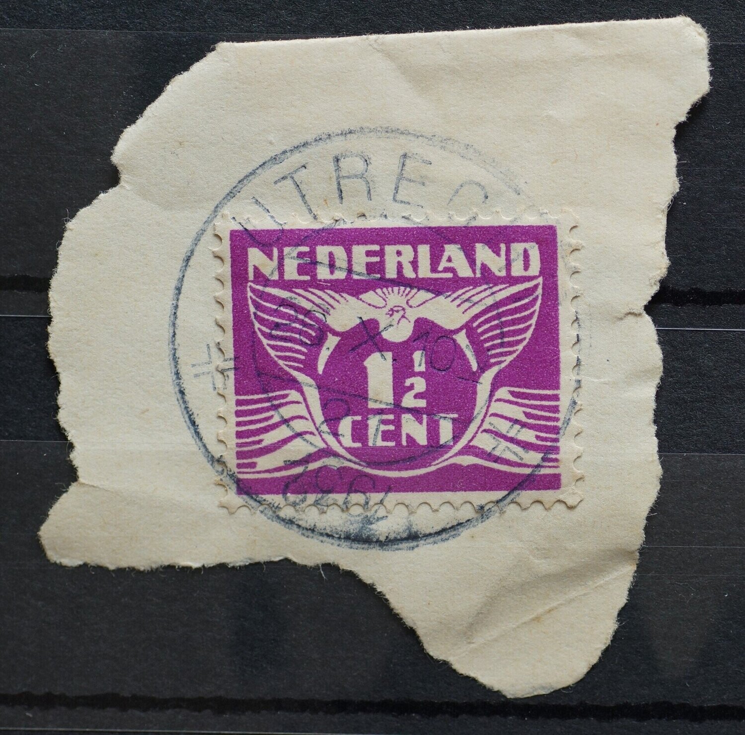 Utrecht 21 op NVPH 171 - jaartal kopstaand