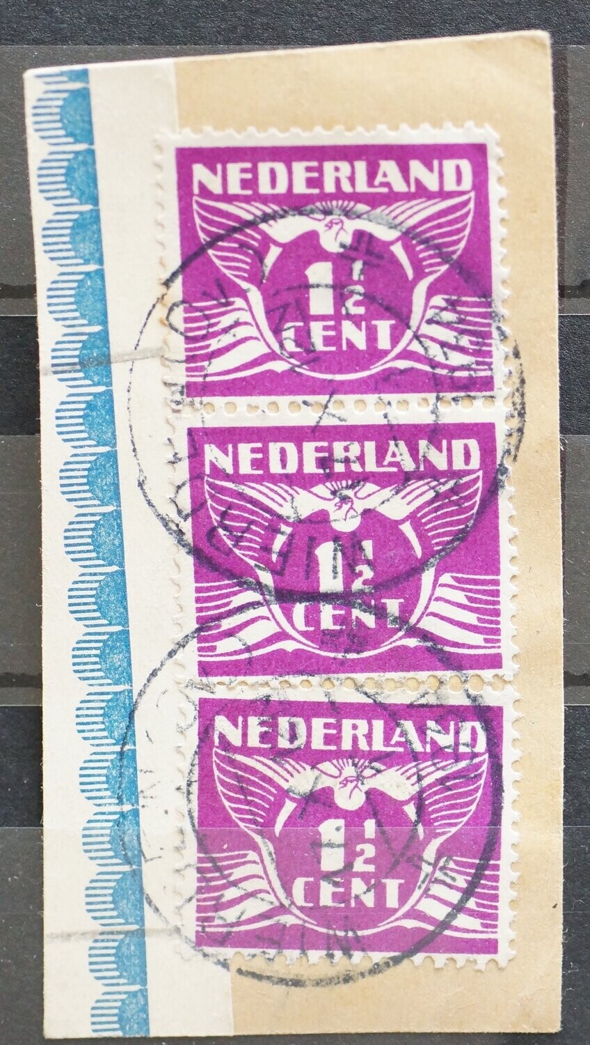 Wierden (Ov.) 1 op NVPH 171 (strip)
