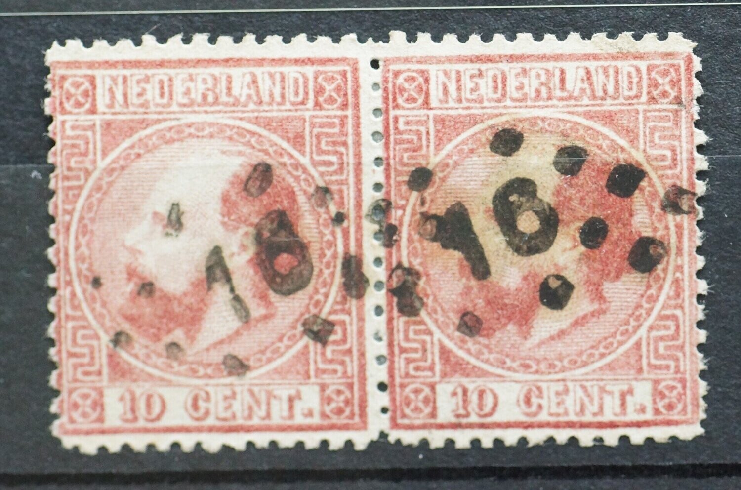 16 (Breda) op NVPH 8 (paar)
