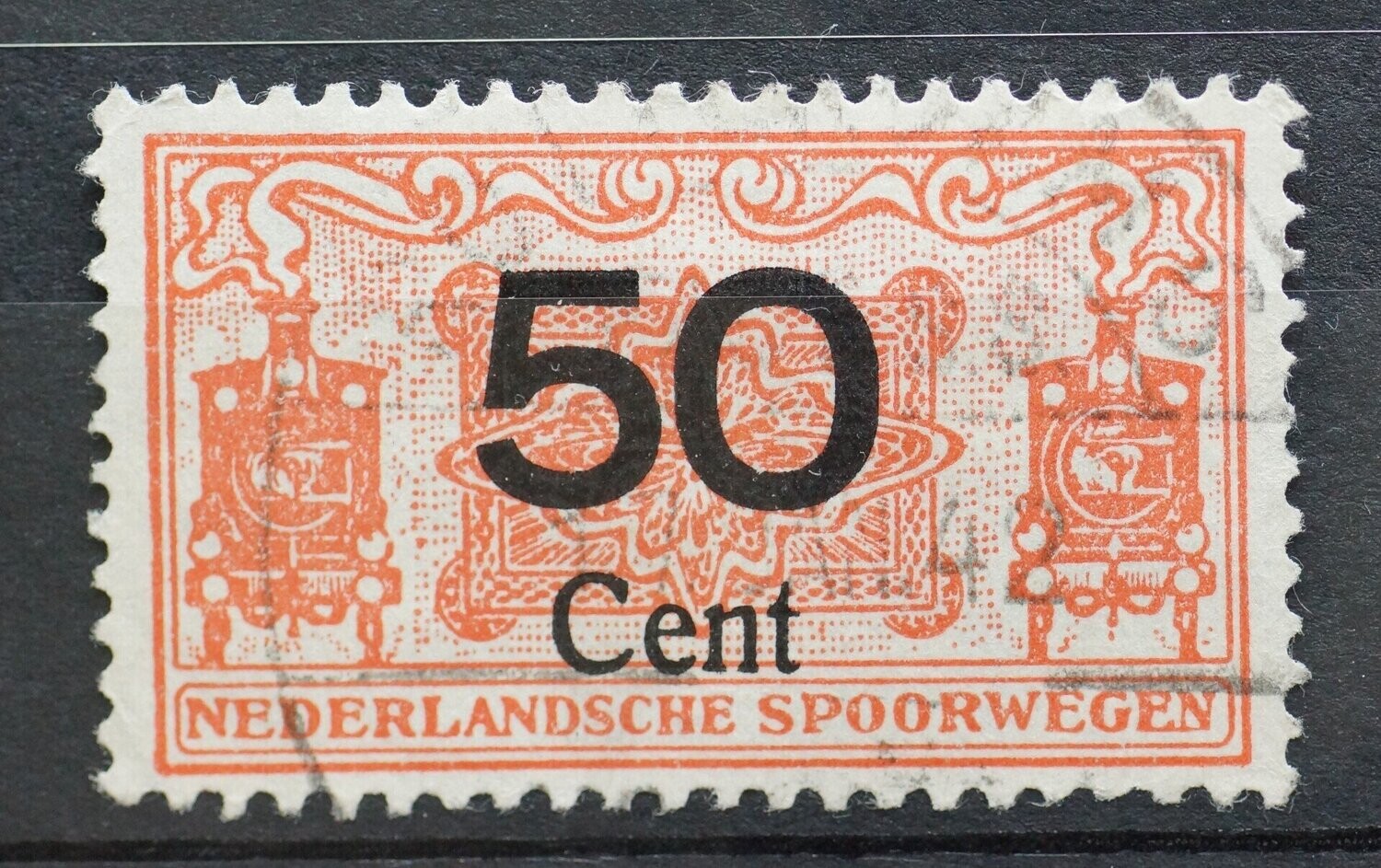 Spoorwegzegel (Factorij) 50 cent