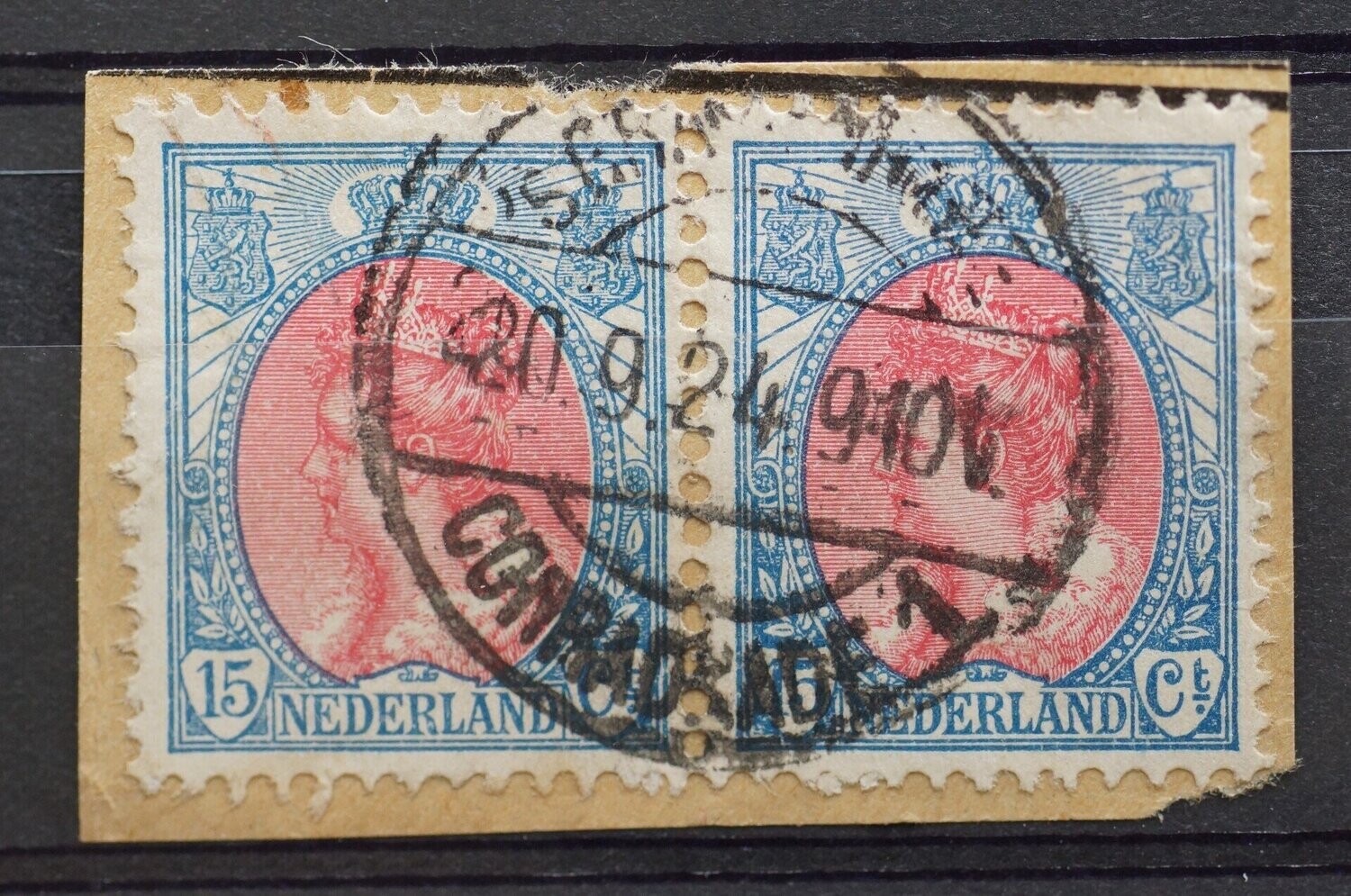 sGravenhgage Conradkade 1 op NVPH 65 (paar)