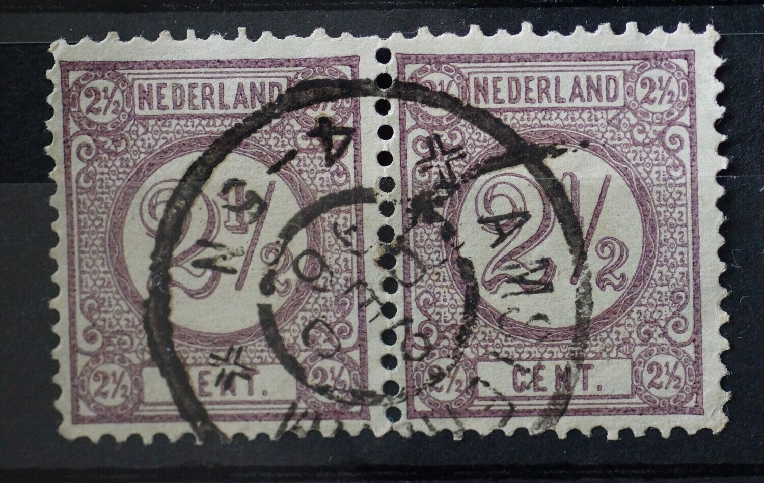 Amsterdam op NVPH 33 (paar)
