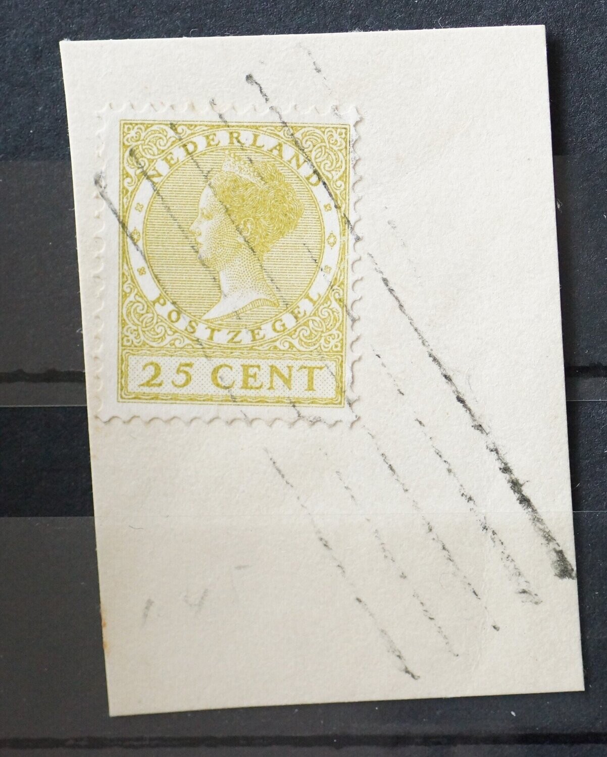 Surinaams vernietiginsstempel voor ongestempelde zegels