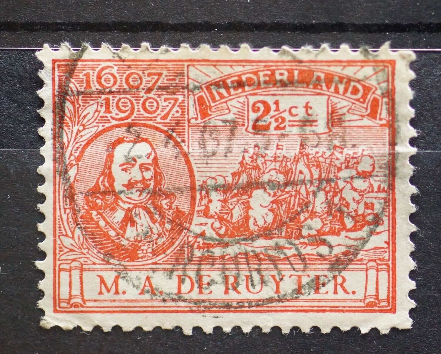 Amsterdam Mercurius 1 op NVPH 8