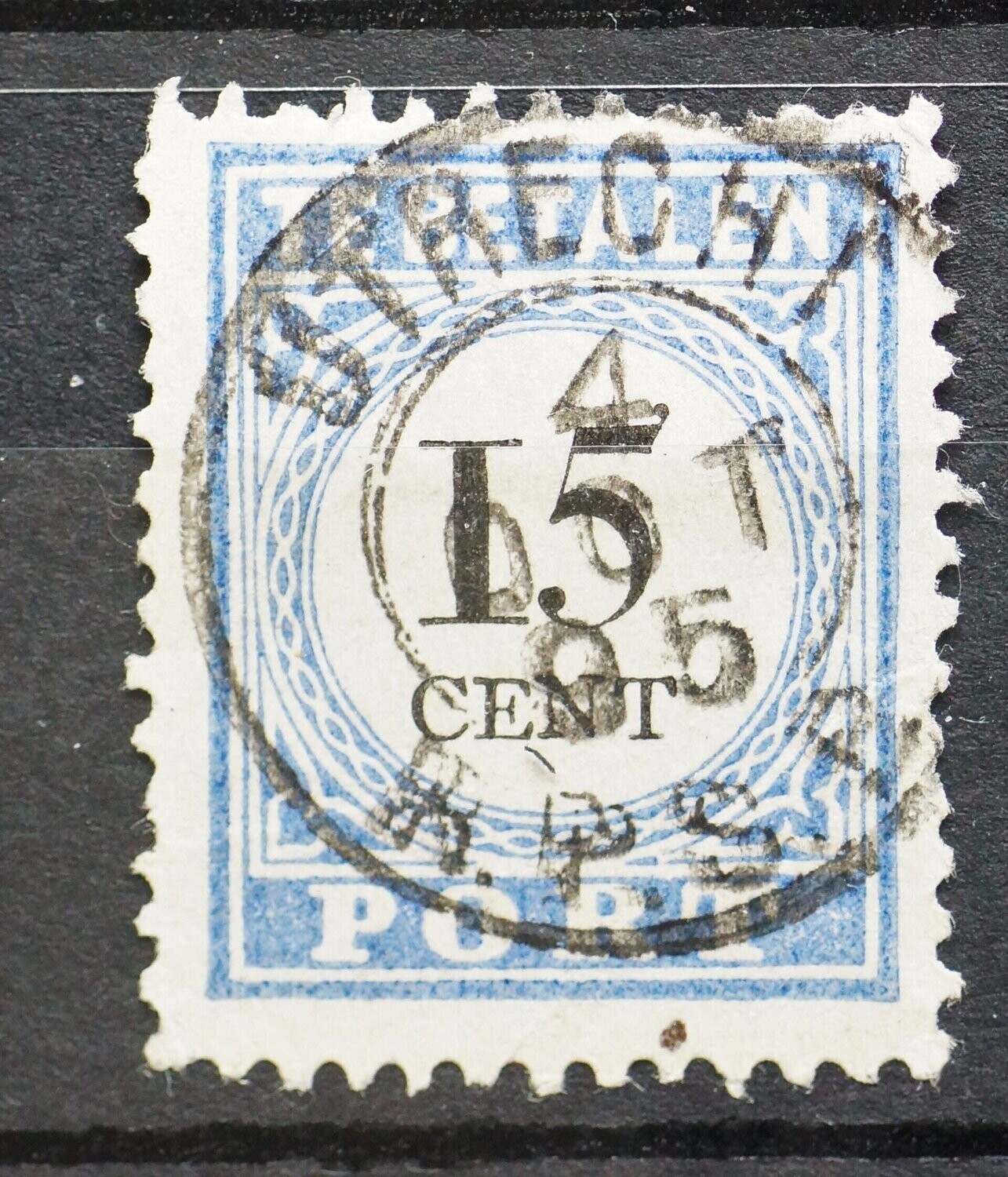 Utrecht R.P.S.B. op NVPH P9 - ongebruikelijk op Port