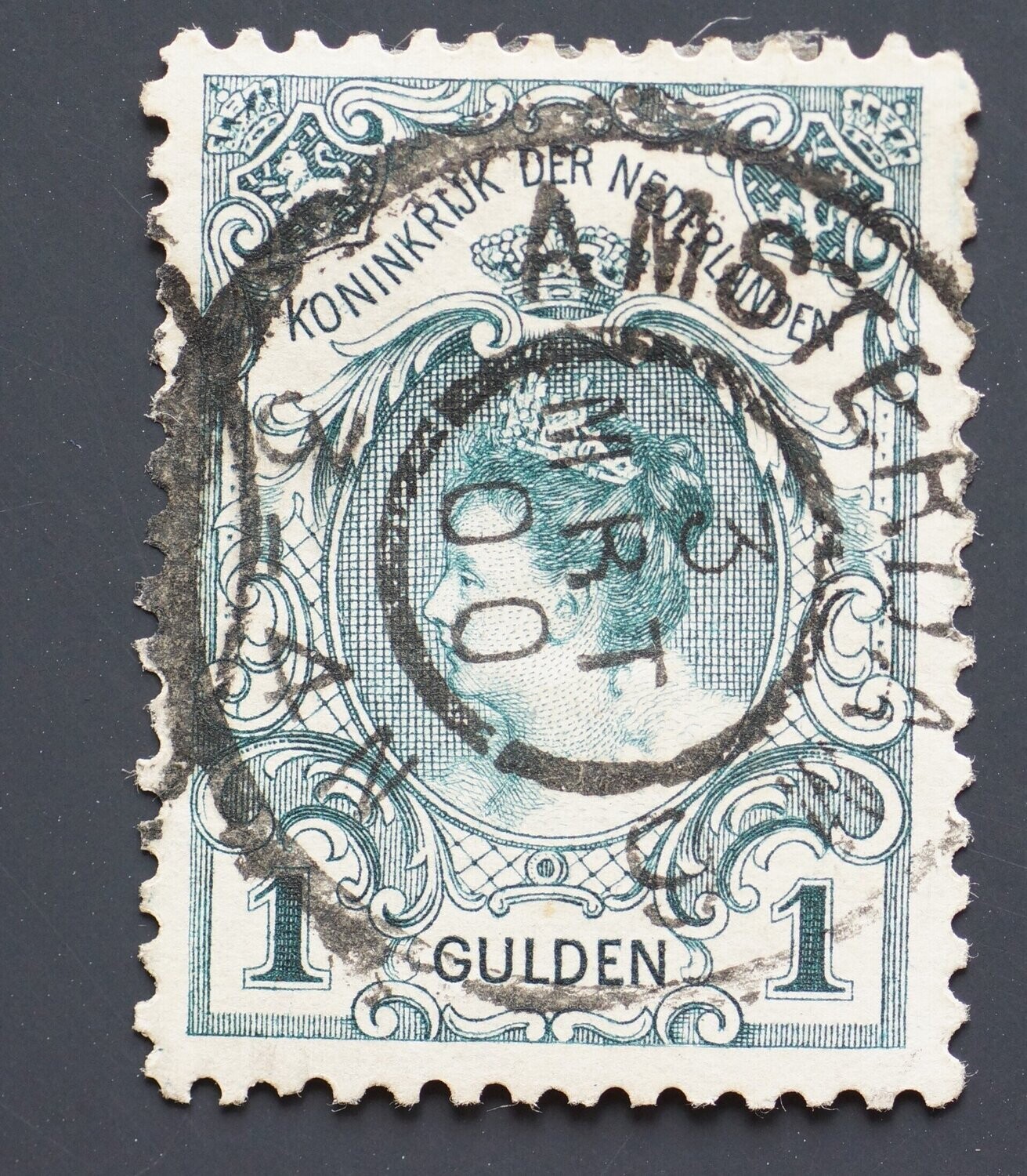 Amsterdam 6 (1900) op NVPH 77