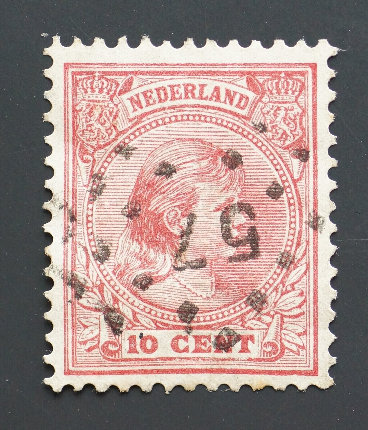 puntstempel 57 ('s-Hertogenbosch) op NVPH 37