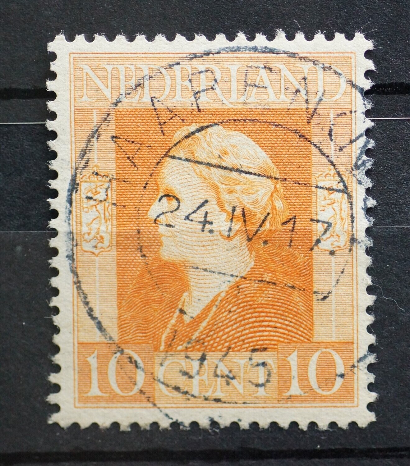 Haaren (N.B.) 2 op NVPH 433, open 4 van 1945, vroeg!