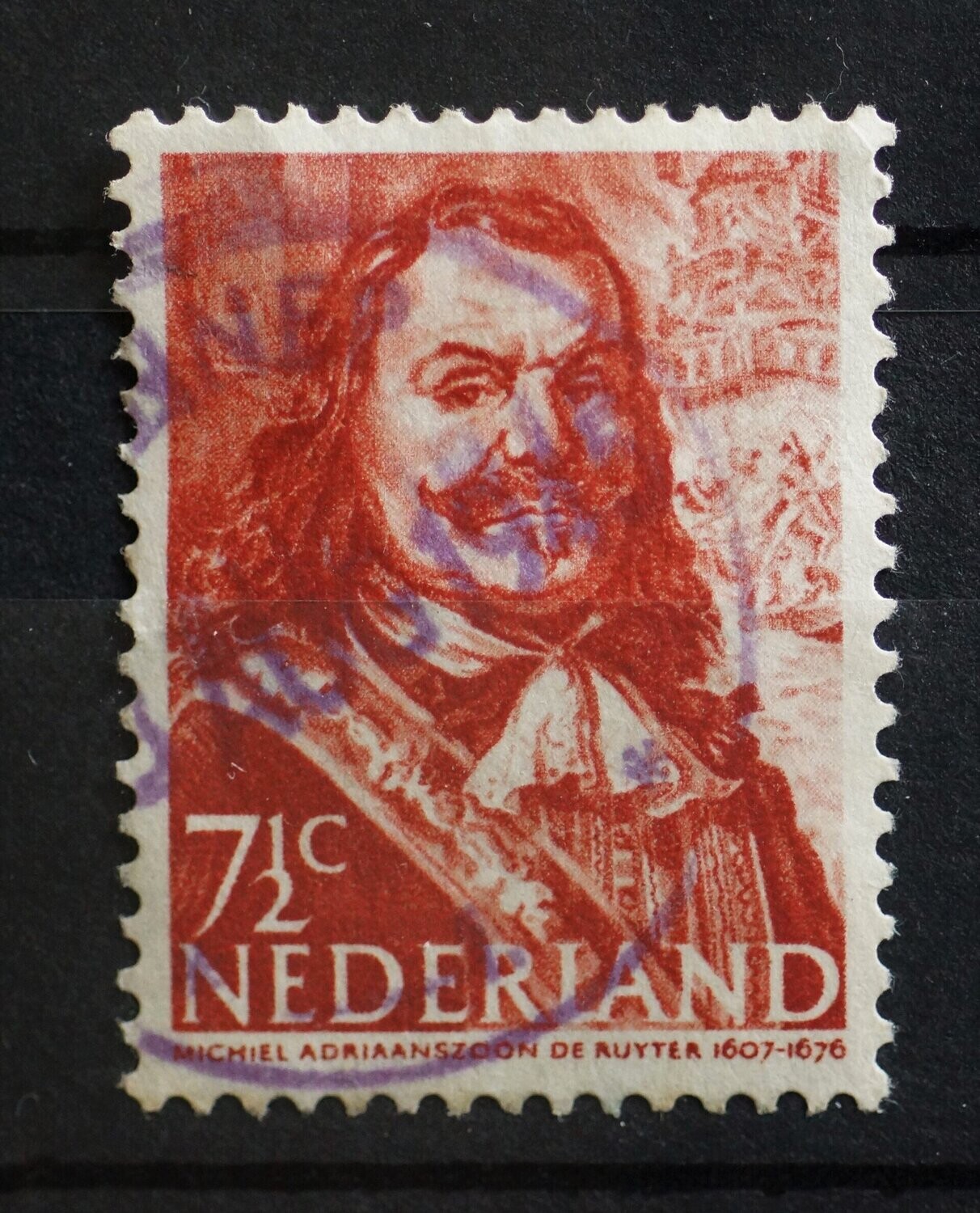 Noodstempel Gennep 4 op NVPH 412
