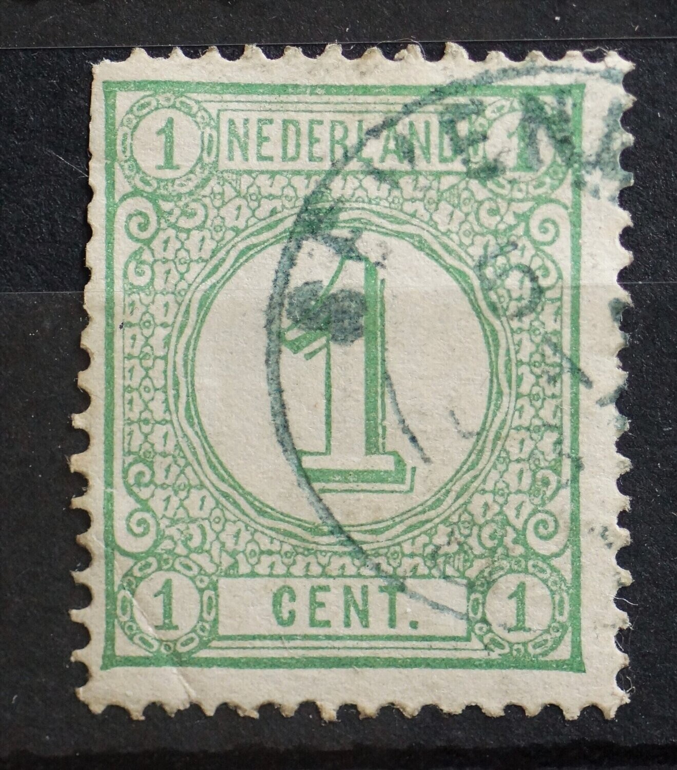 Sevenum (blauwgroene inkt) op NVPH 31