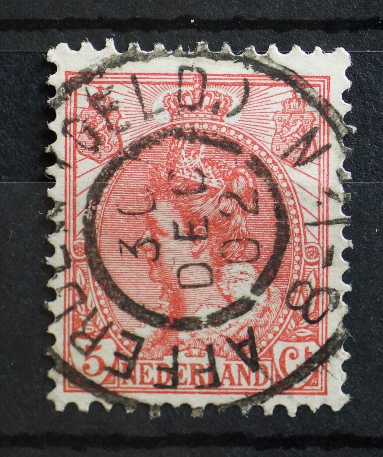 Afferden (Geld:) op NVPH 60 - prachtig! Schaars stempel!