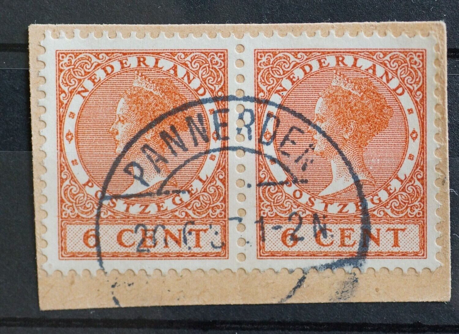Pannerden op NVPH 178 (paar)